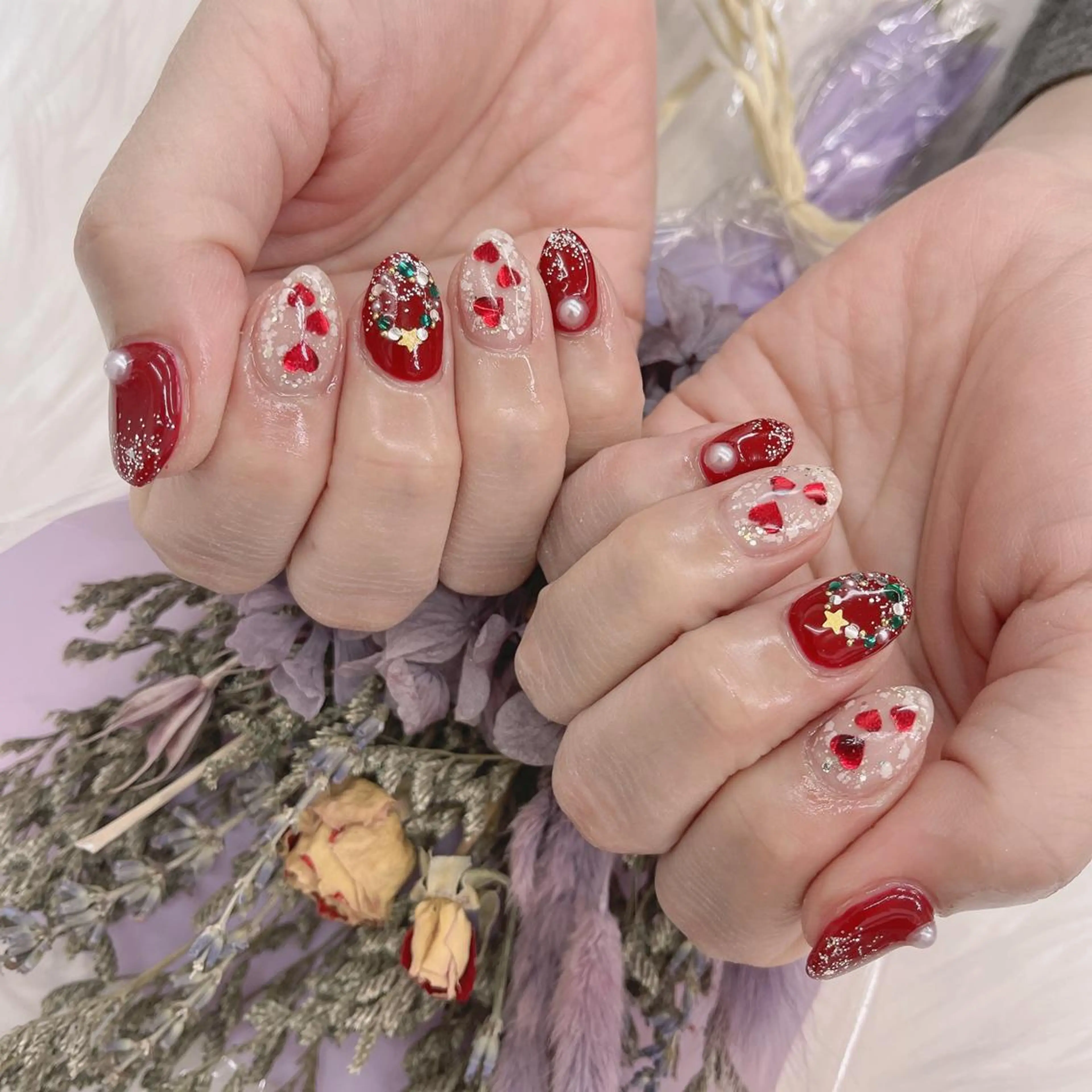 ネイル 🦋ネイルサロン ブラン🌈ゆりのネイルデザイン