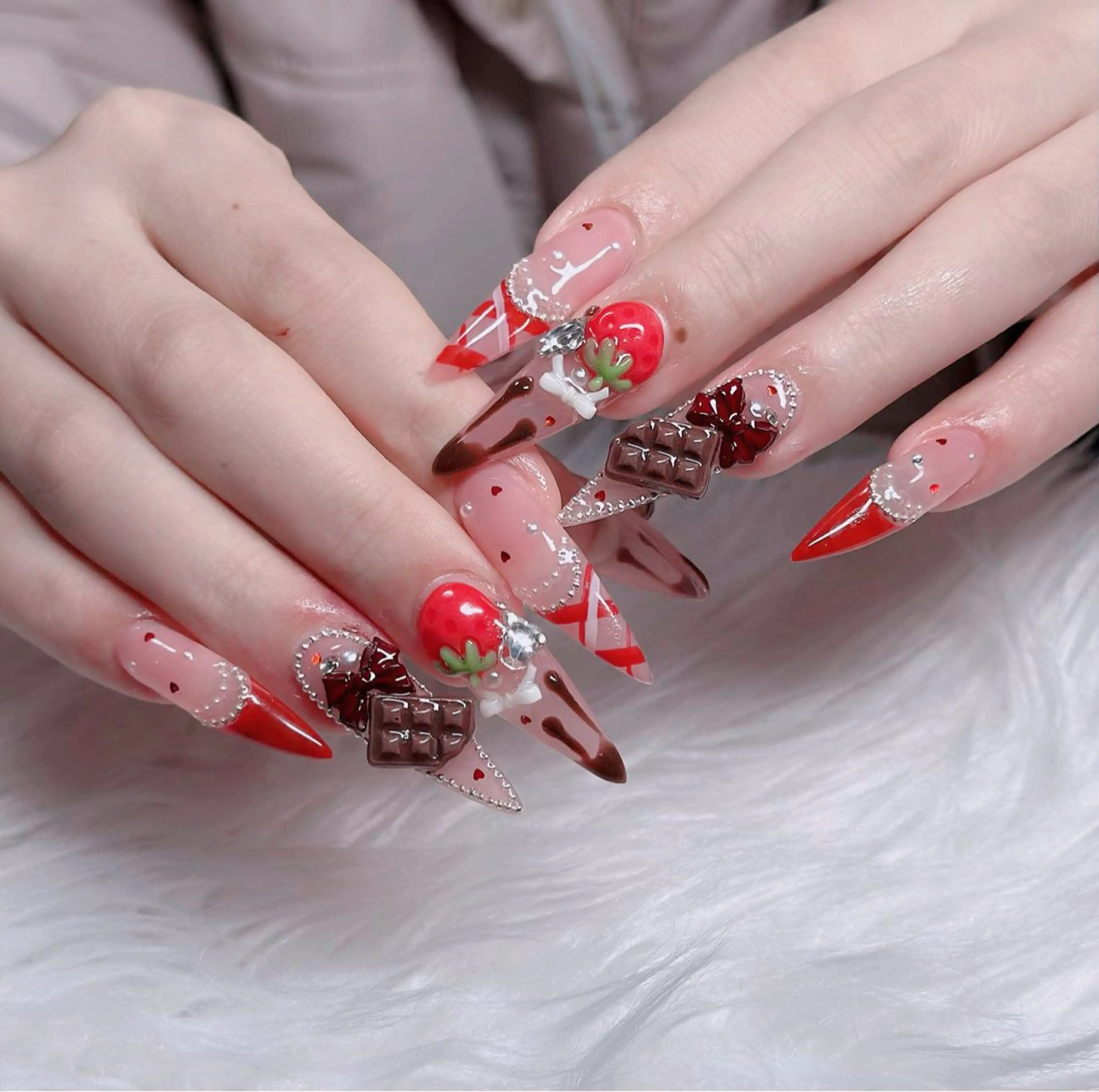 ネイル フレンチネイル ジェルネイル ハロウィン 韓国ネイル マグネットネイル ハンドネイル Hbaby nailのネイルデザイン