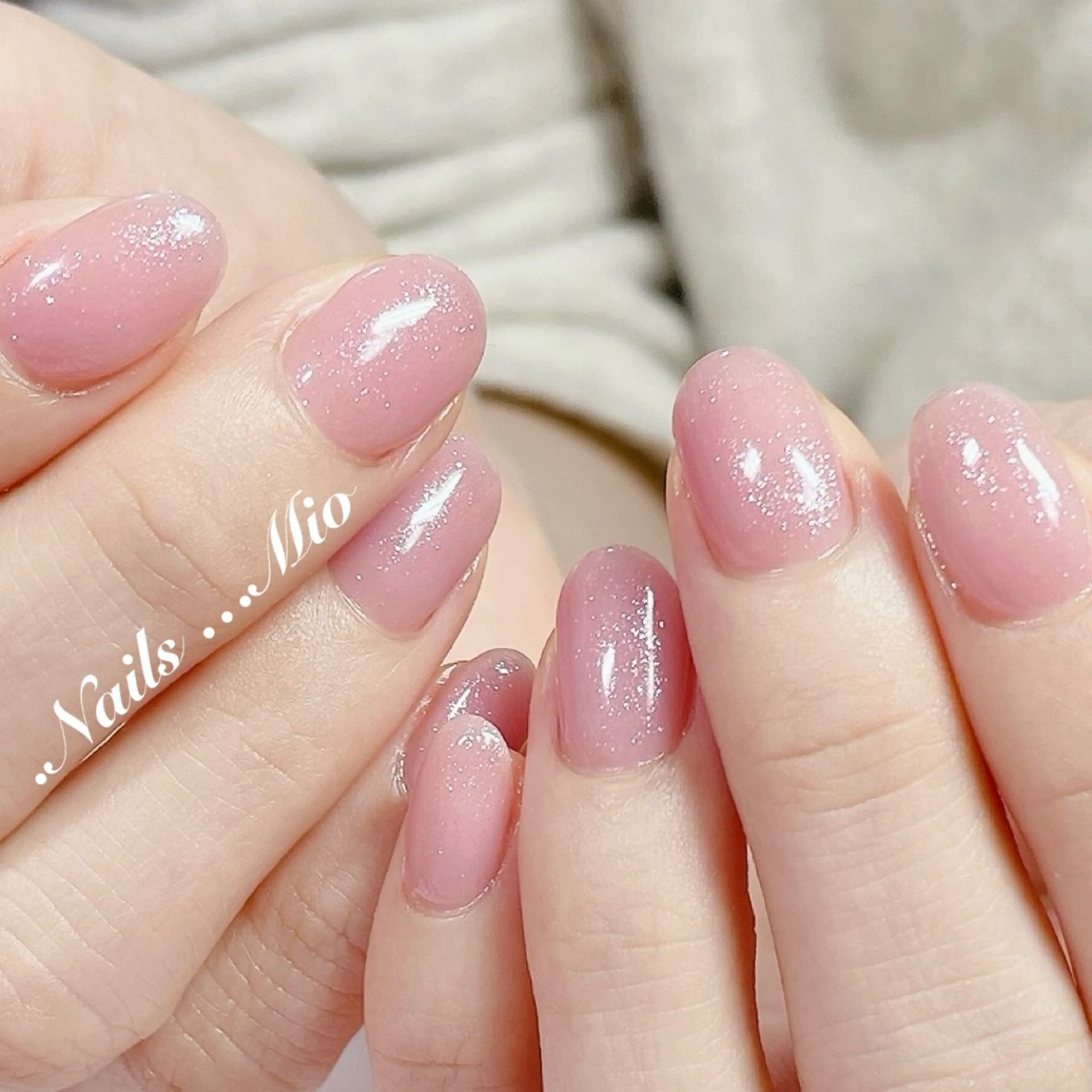 ネイル ジェルネイル ワンカラーネイル .Nails Mio 赤羽西ネイルサロンのネイルデザイン