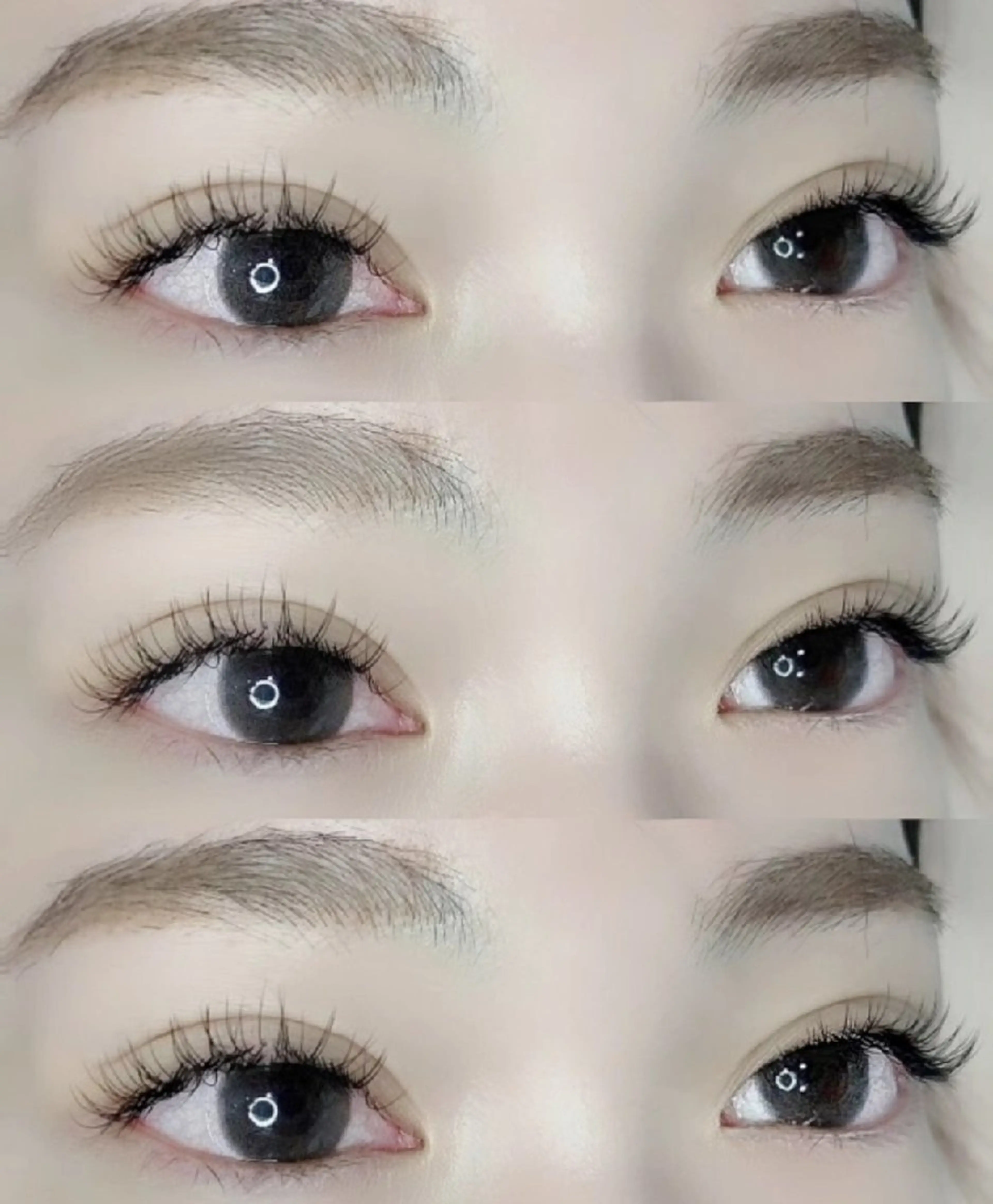 マツエク(フラットラッシュ)140本　オフ込の写真