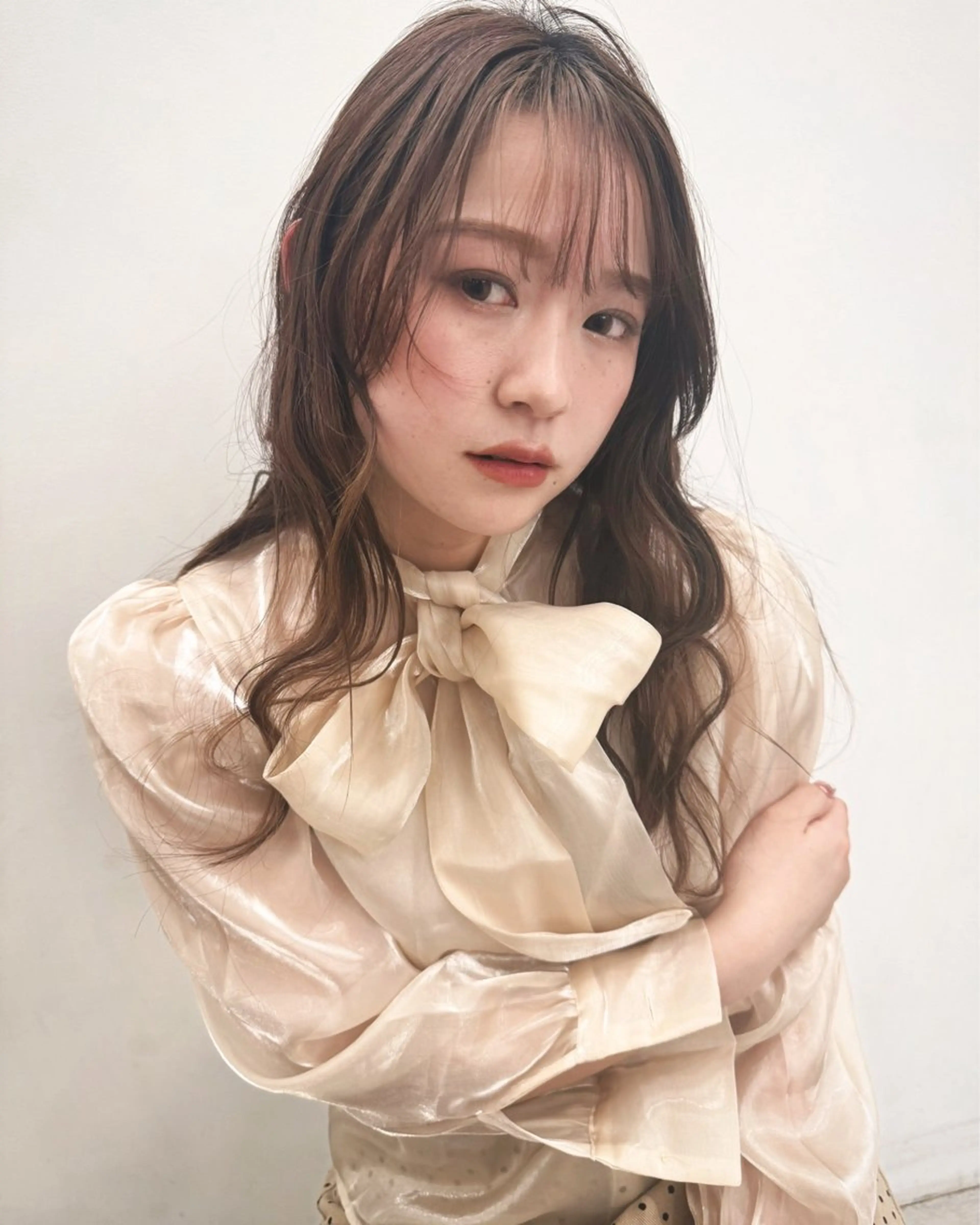 ロング 💛🤍U too e’s 鎌倉🧸のヘアスタイル