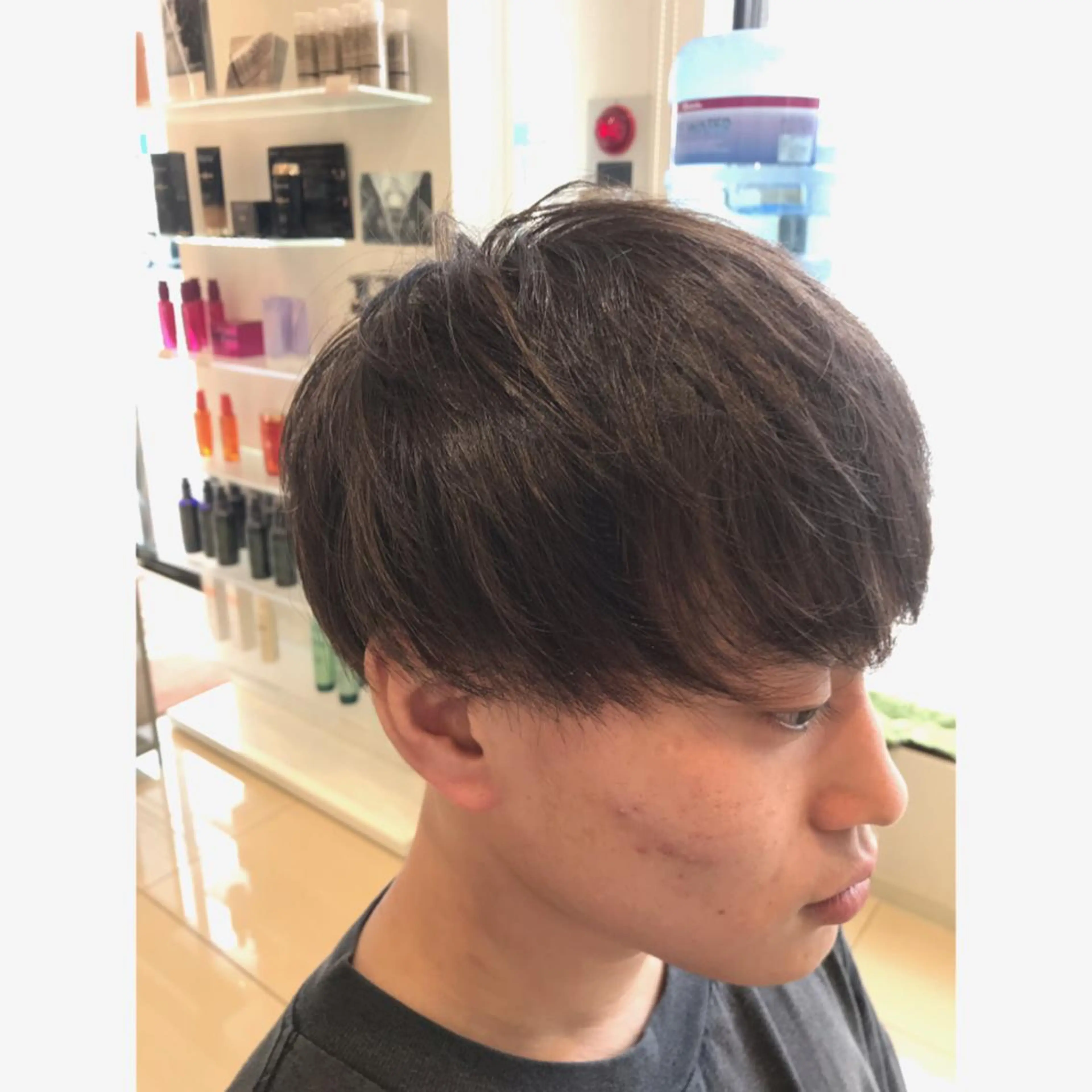 ショート カラー メンズ 髪質改善/茅ヶ崎 マツモト リョウのヘアスタイル