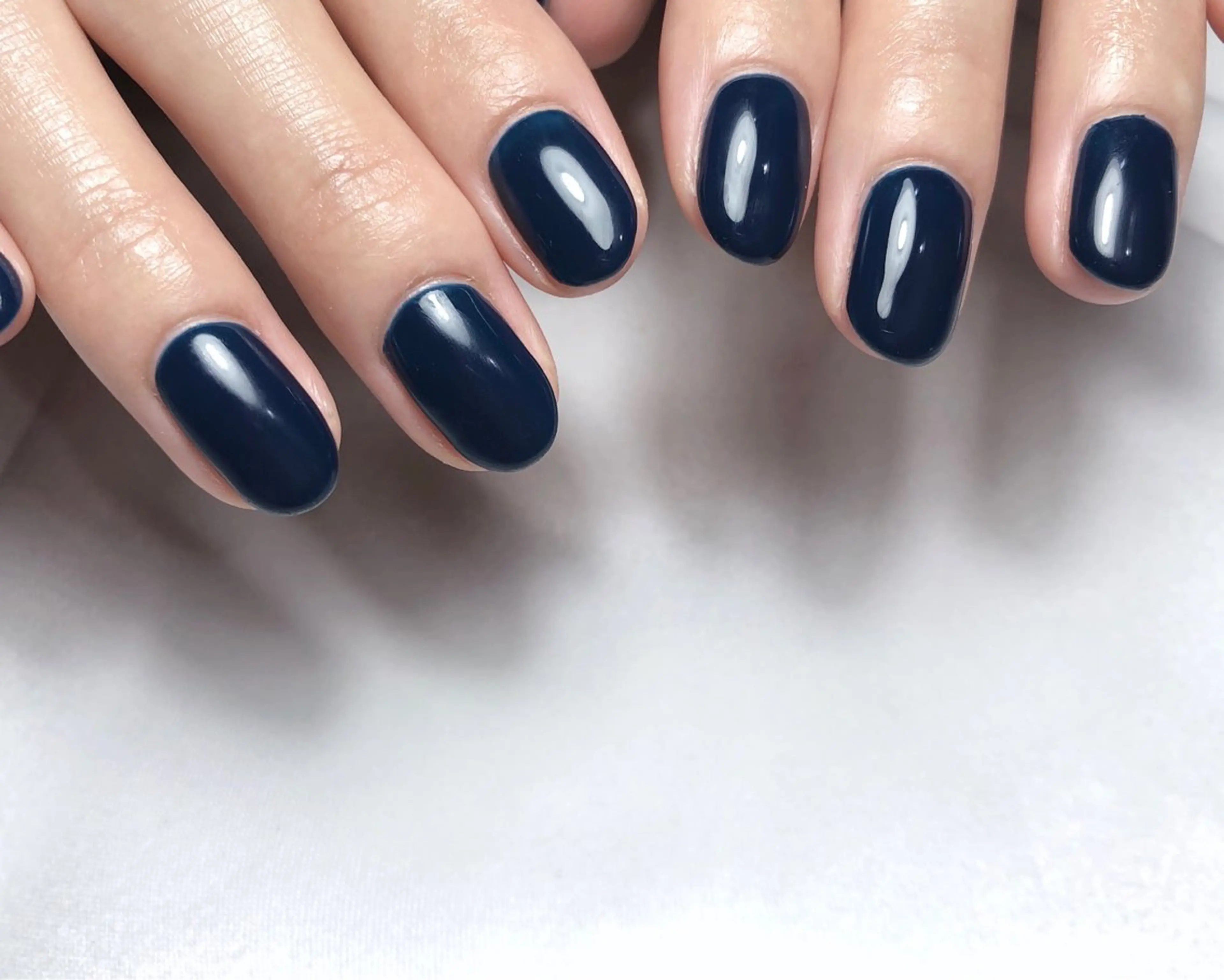 ネイル ネイビー ハンドネイル nail heron所属・saki_ nail heronのネイルデザイン