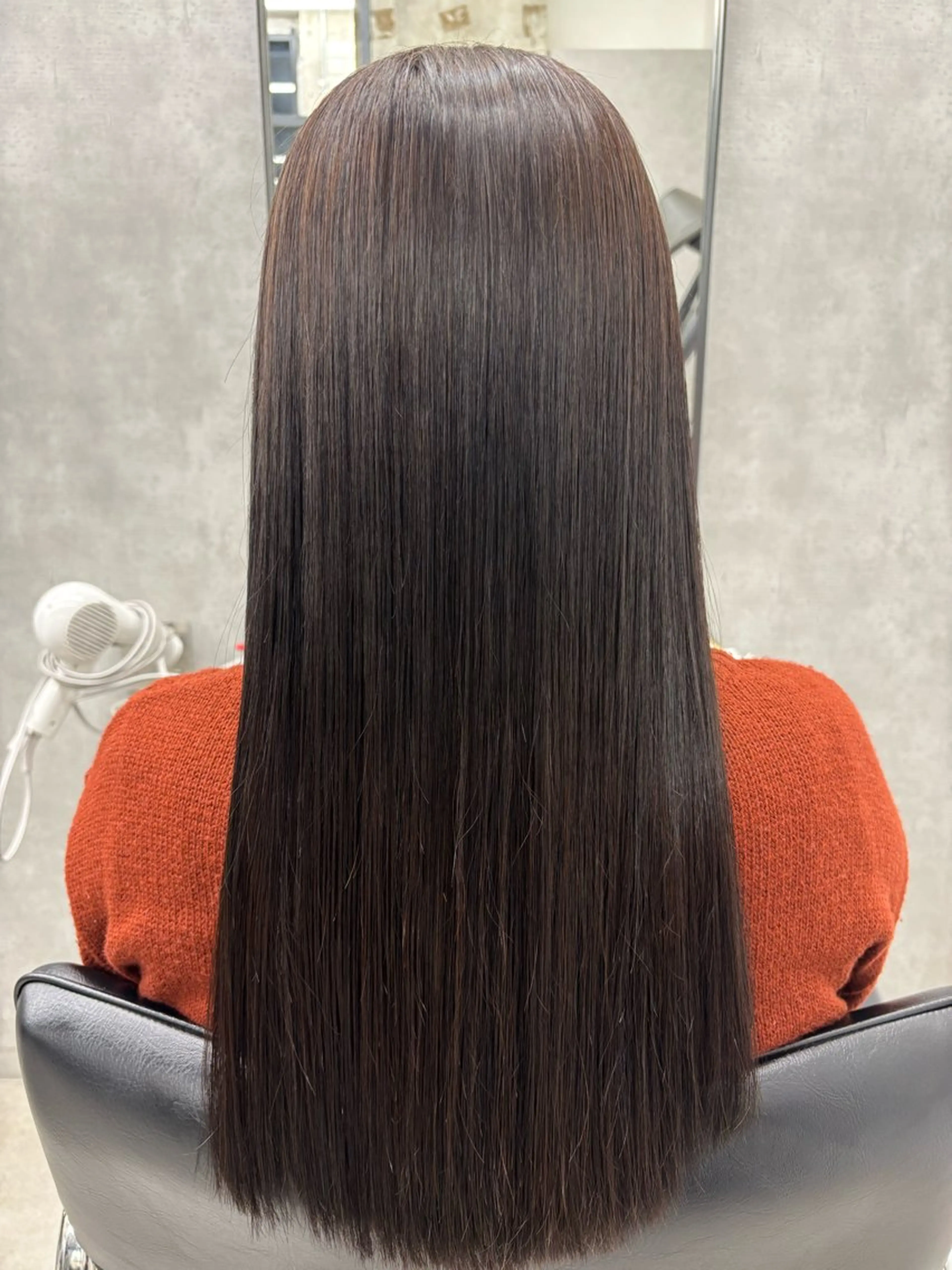 ロング カラー 髪質改善 縮毛矯正 トリートメント カット ヘアカラー 縮毛矯正 トリートメント すぐ巻ける縮毛矯正 🍀勝倉　麗のヘアスタイル