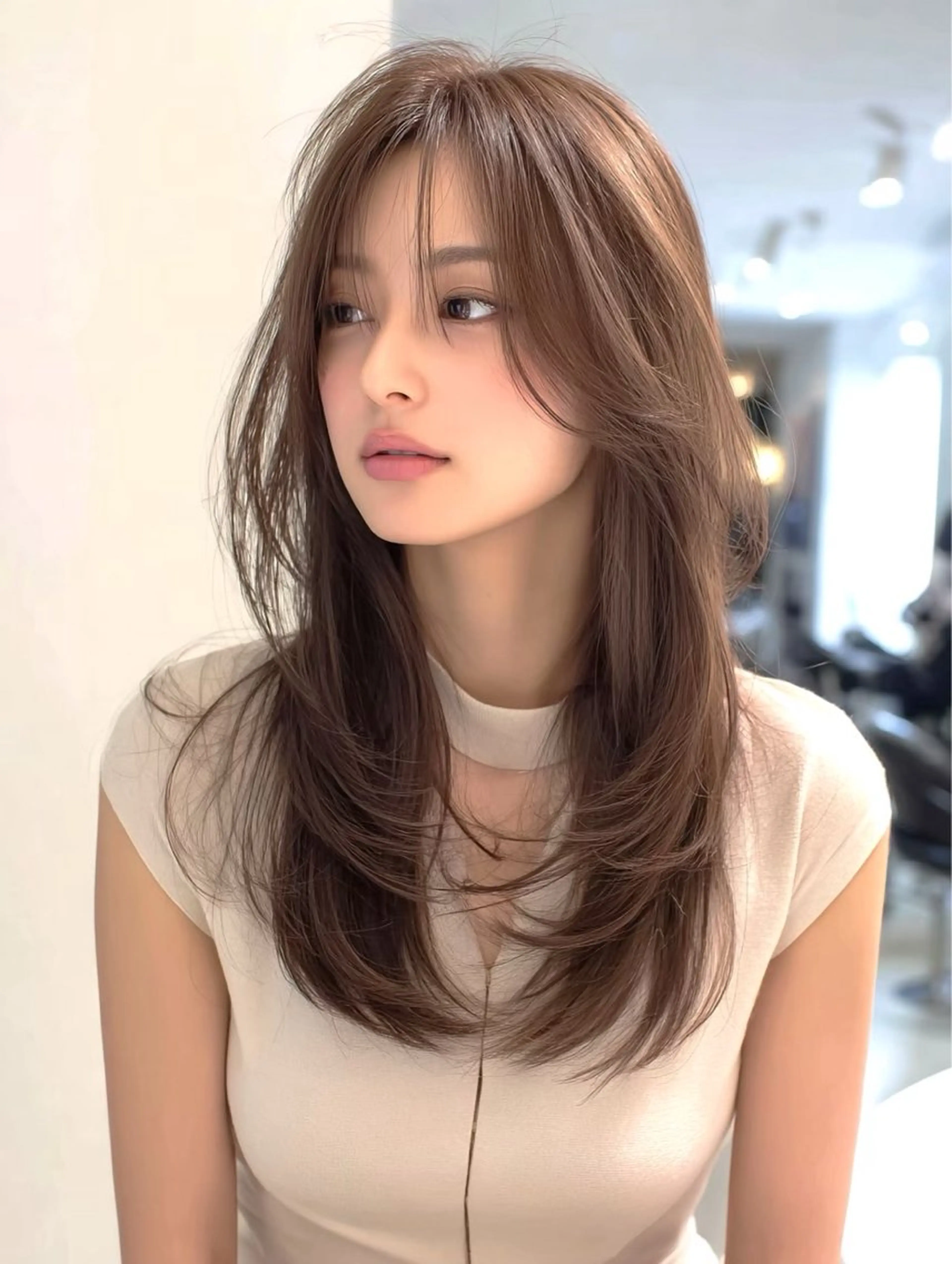 ロング 山本 晃のヘアスタイル