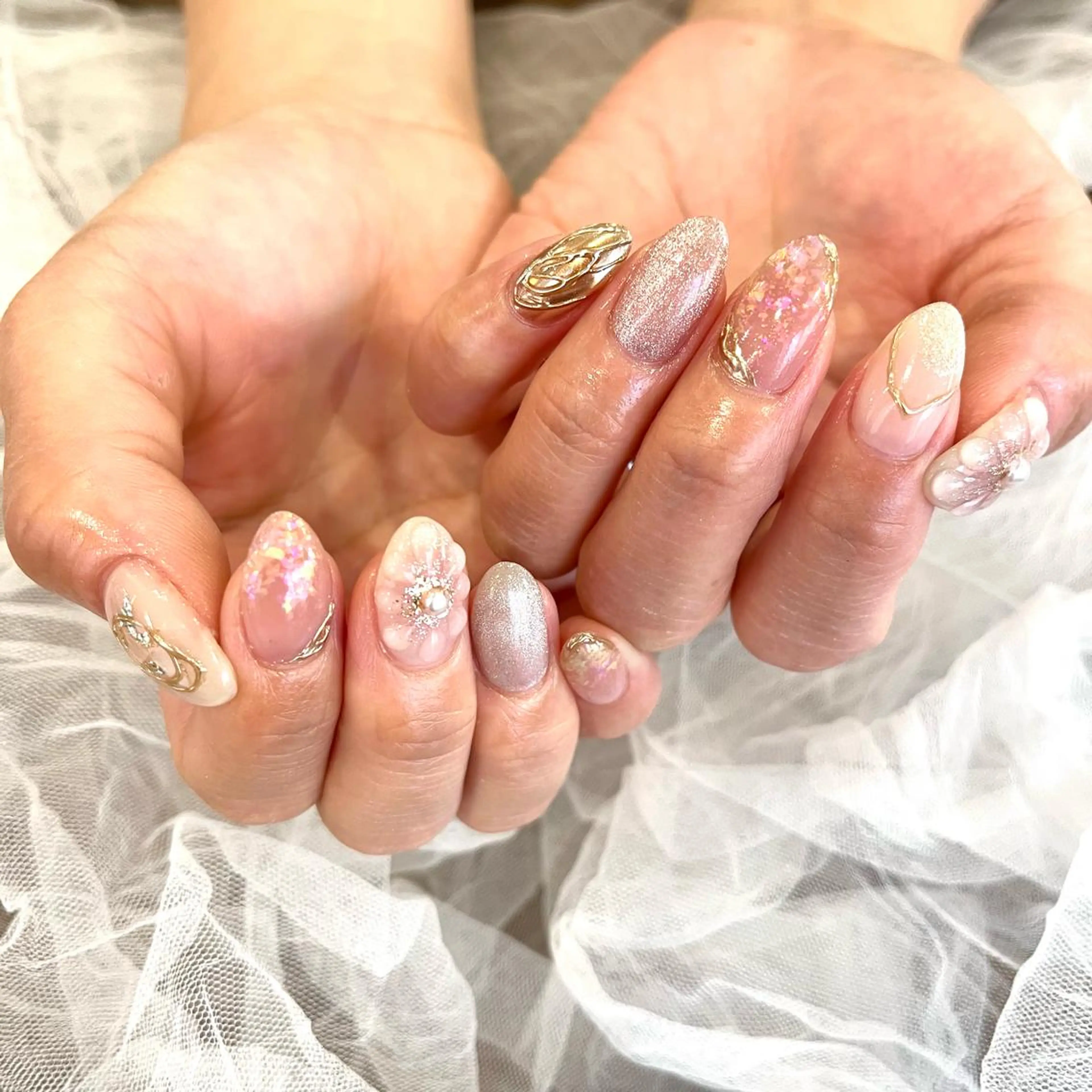 ネイル ハンドネイル Cleo伏見店🌿 Momokaのネイルデザイン