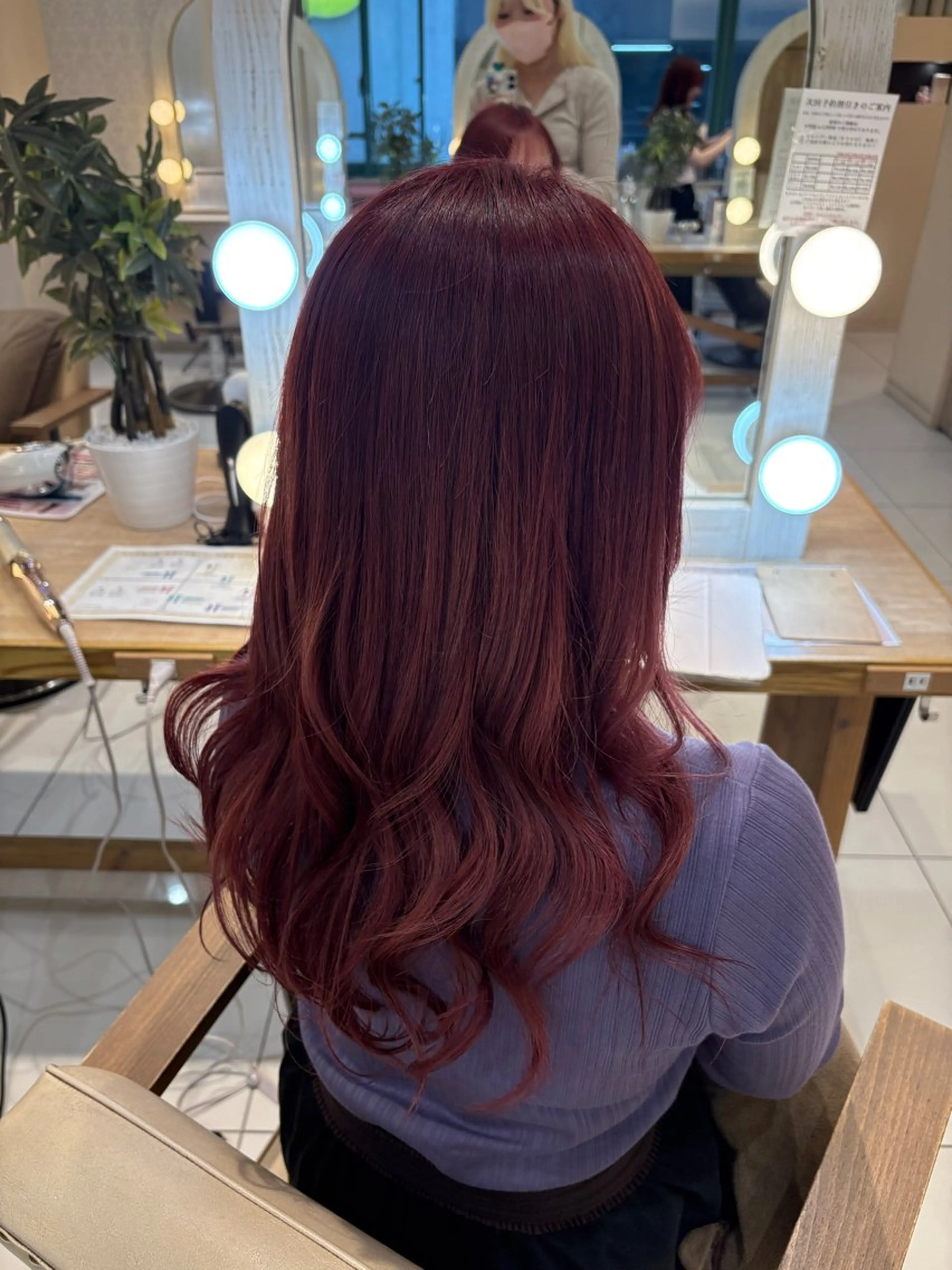 セミロング ヘアカラー 🍒Natsuka /ガーリー/アレンジのヘアスタイル