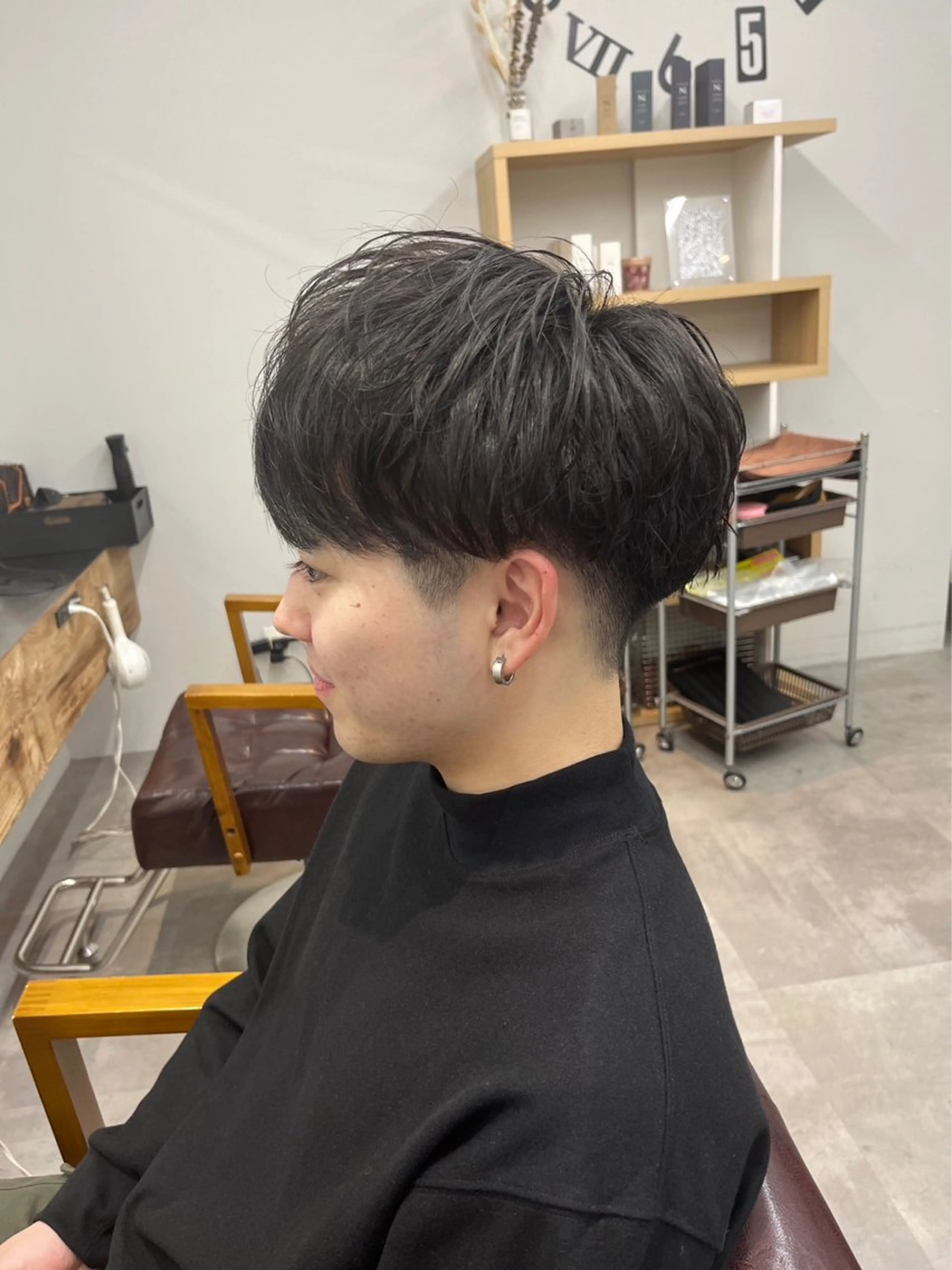 ショート パーマ ヘアアレンジ メンズ カット ヘアセット 🔥メンズ特化🔥 木村 祐太のヘアスタイル
