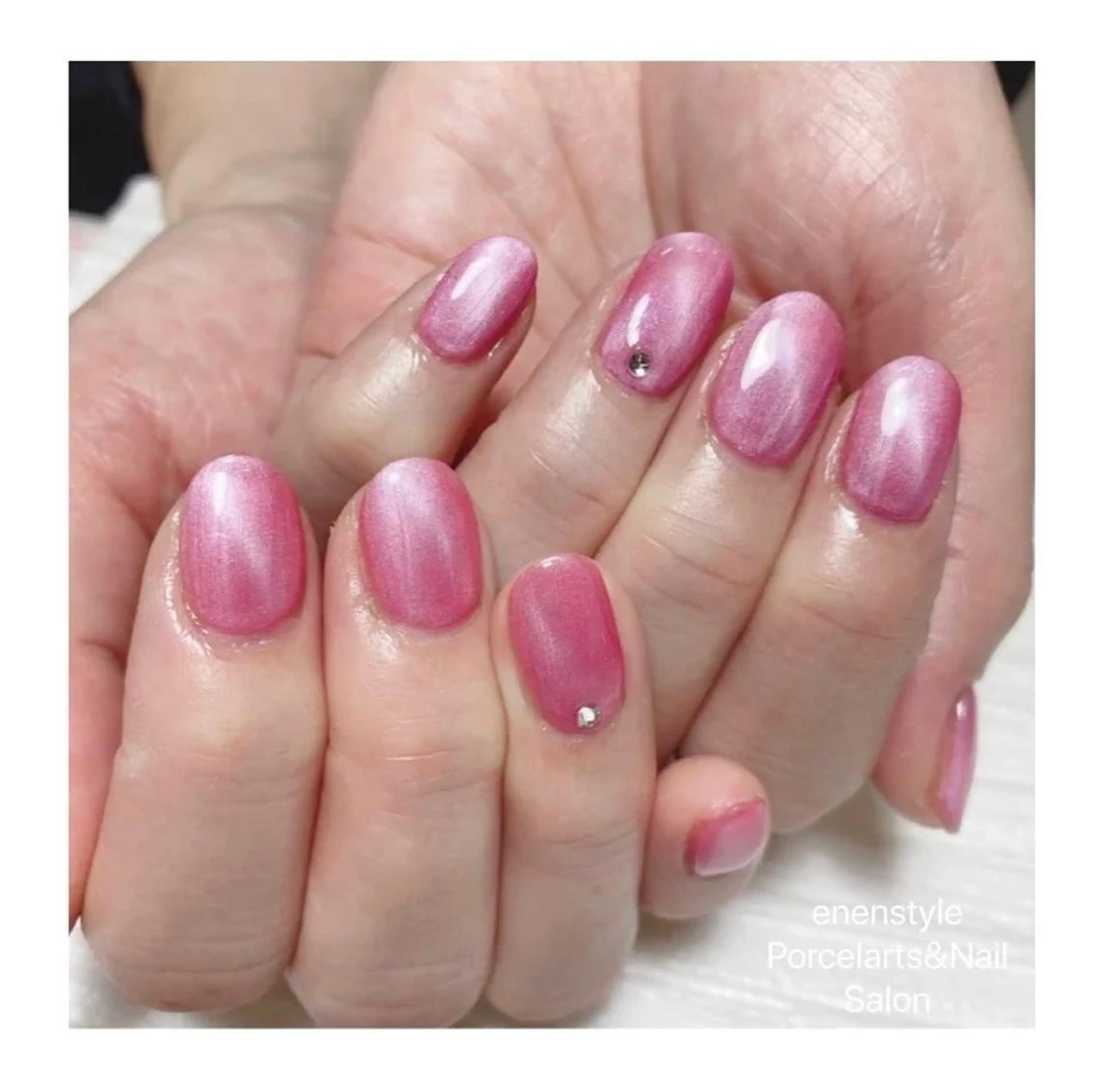 ショート ネイル ハンドネイル 👑enen style👑のネイルデザイン