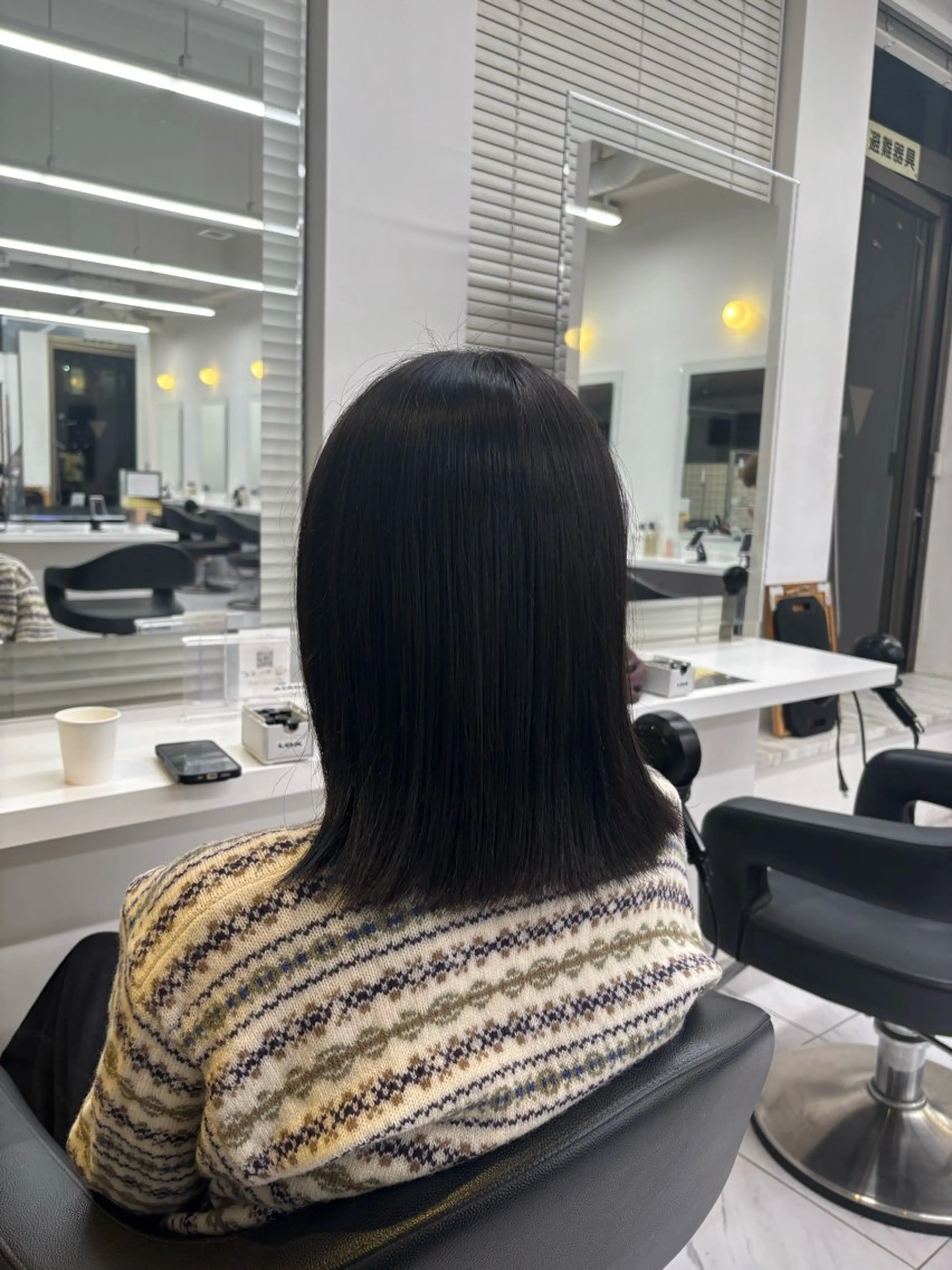 ミディアム カラー カット ヘッドスパ y2k✩︎⡱レイヤー ウルフ/オリーブ🍀のヘアスタイル