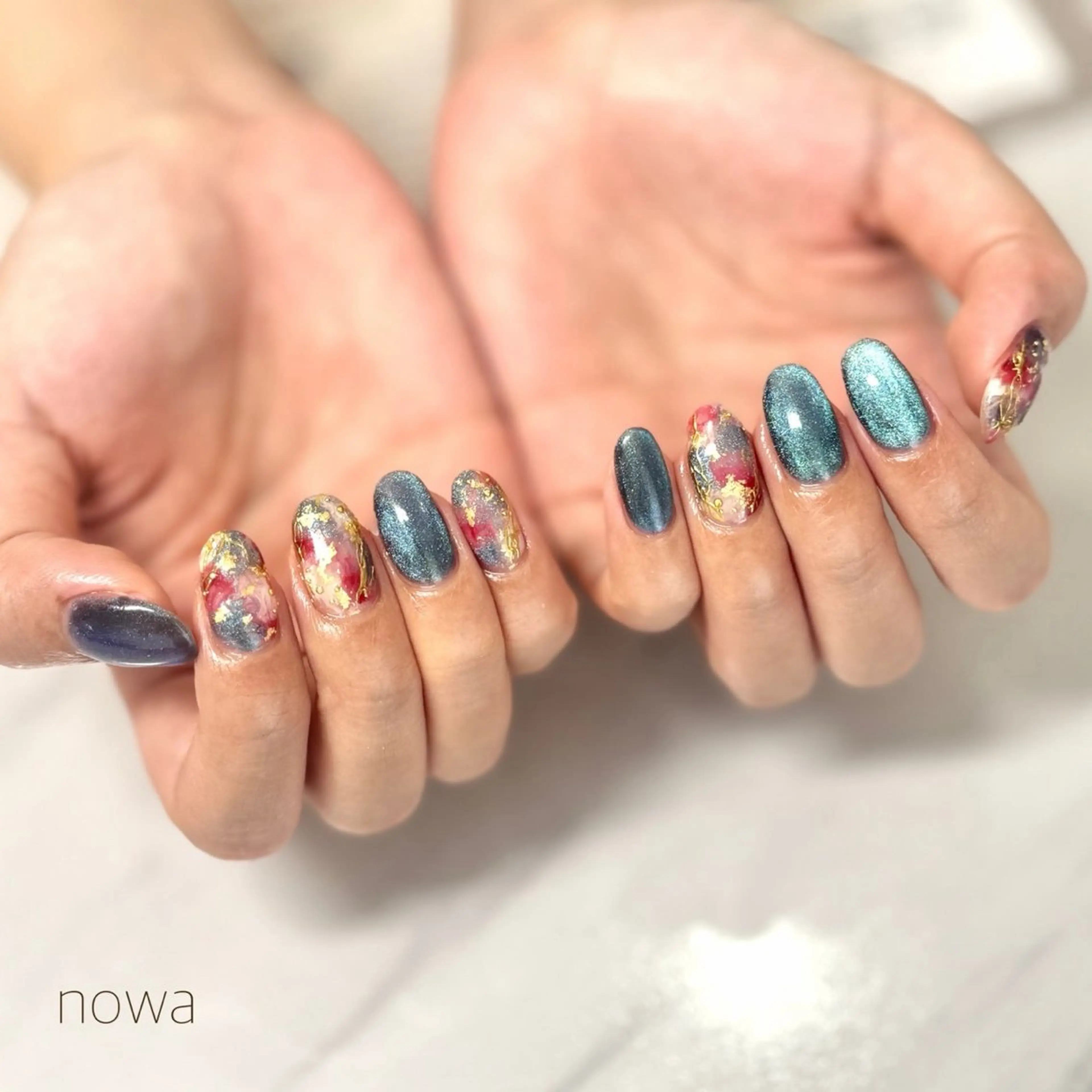 ネイル 持ち込み ニュアンスネイル ハンドネイル 【nowa】小松 宙未 Soramiのネイルデザイン