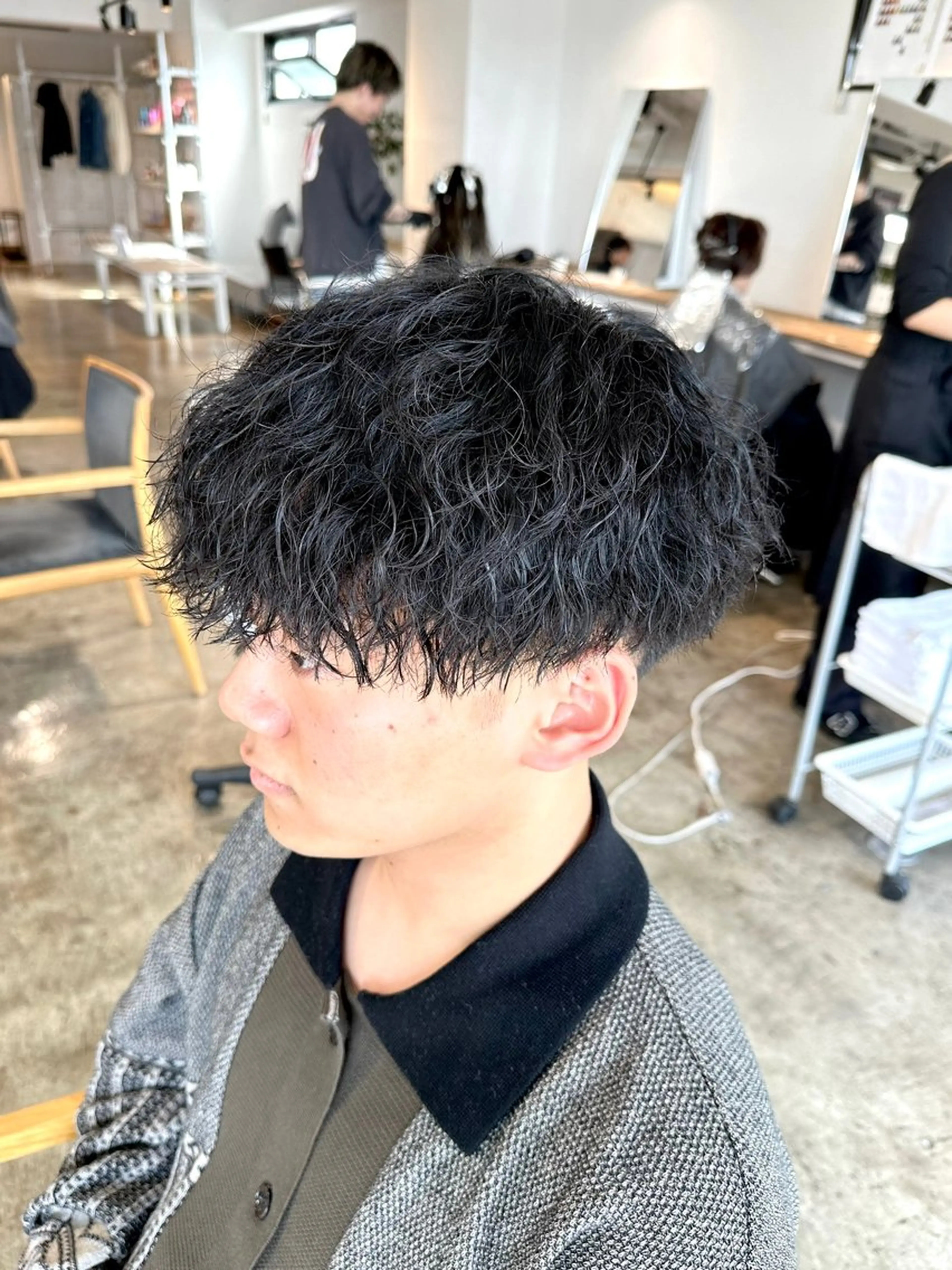 メンズ マッシュ メンズパーマ カット 骨格補正施術/メンズ 専門美容師/YUYAのヘアスタイル