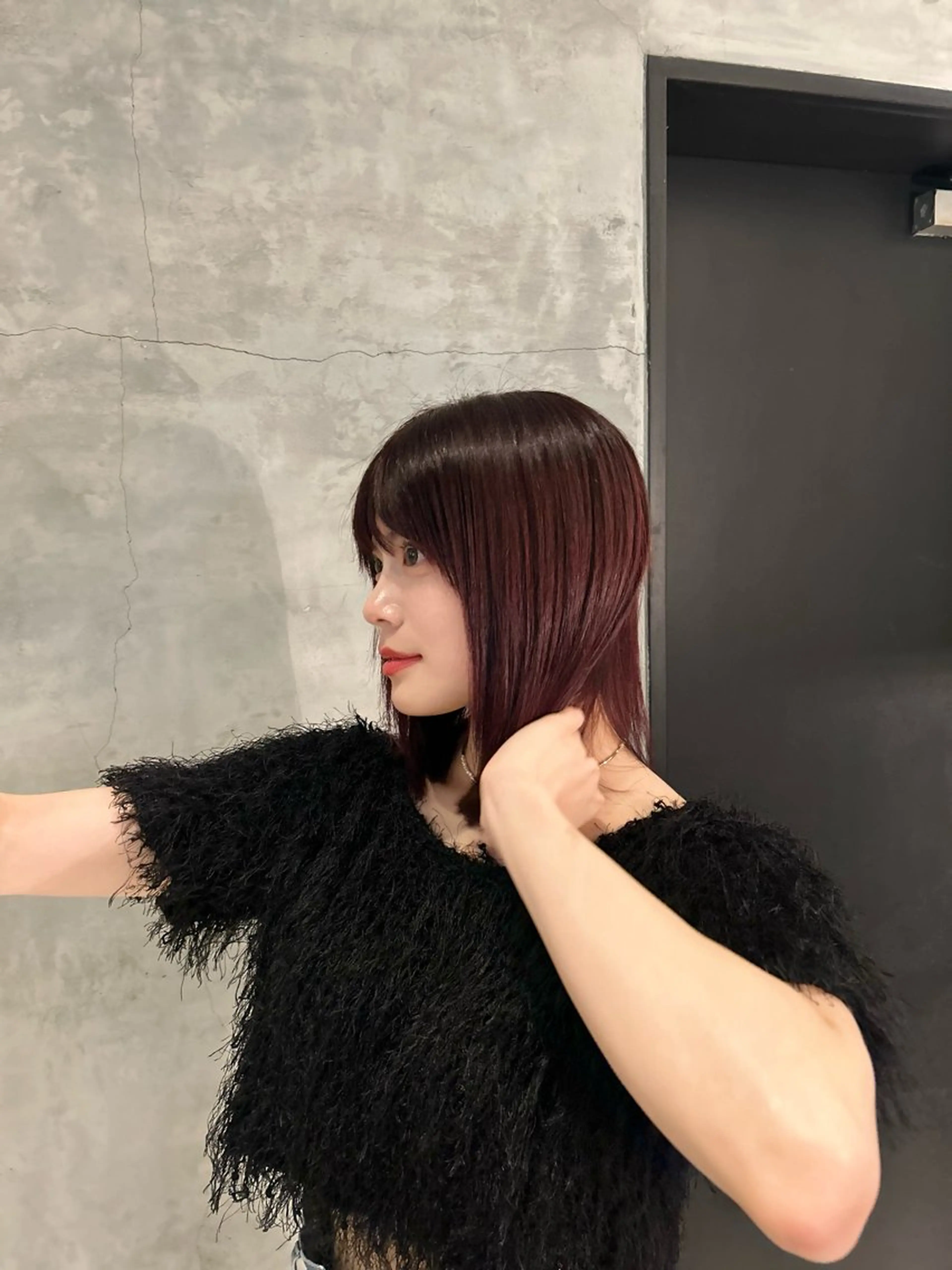 ミディアム カラー ヘアカラー トリートメント 髪質改善/透明感 カラー/メンズ/優真のヘアスタイル