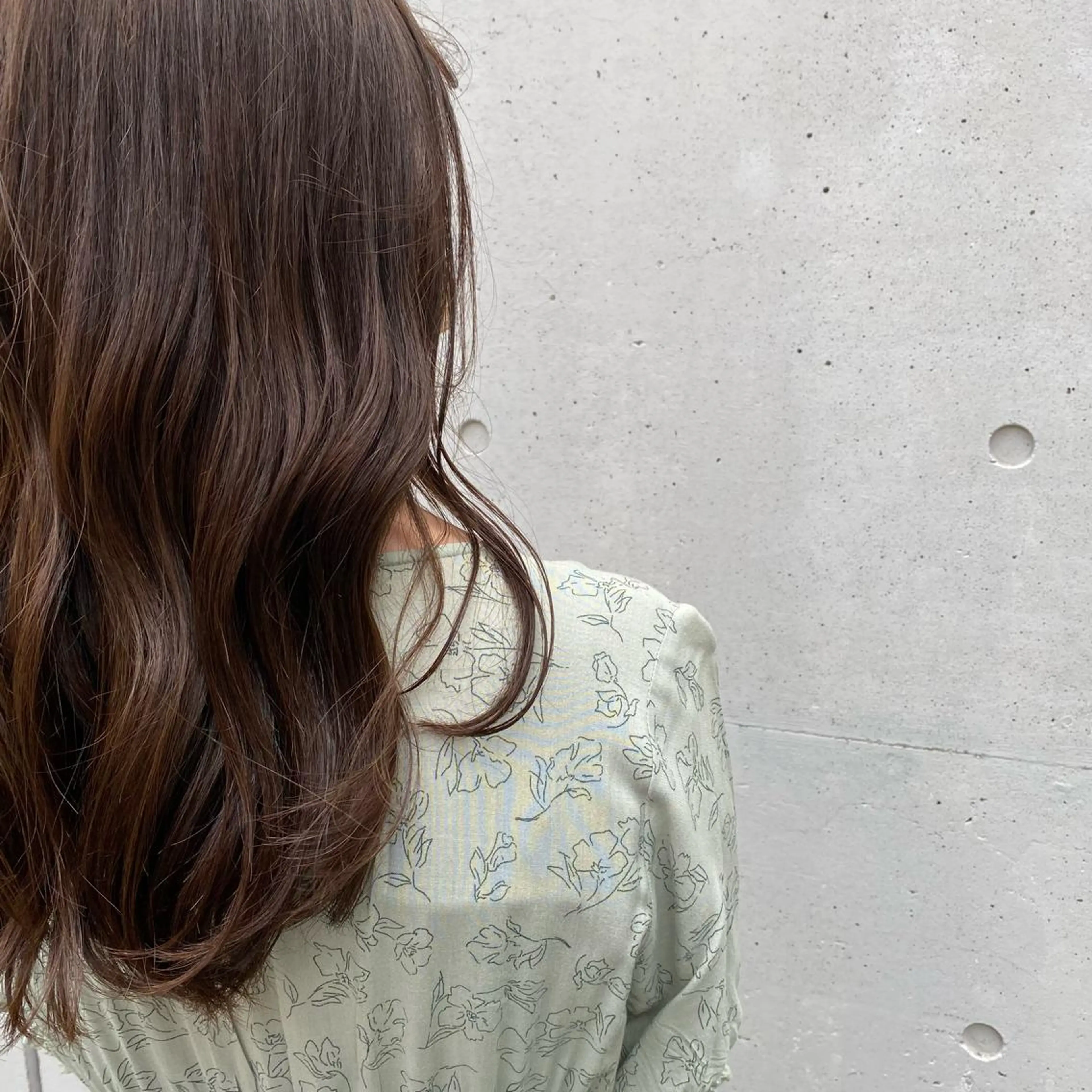 ロング ヘアカラー トリートメント ヘッドスパ putri店長 和田鈴采のヘアスタイル