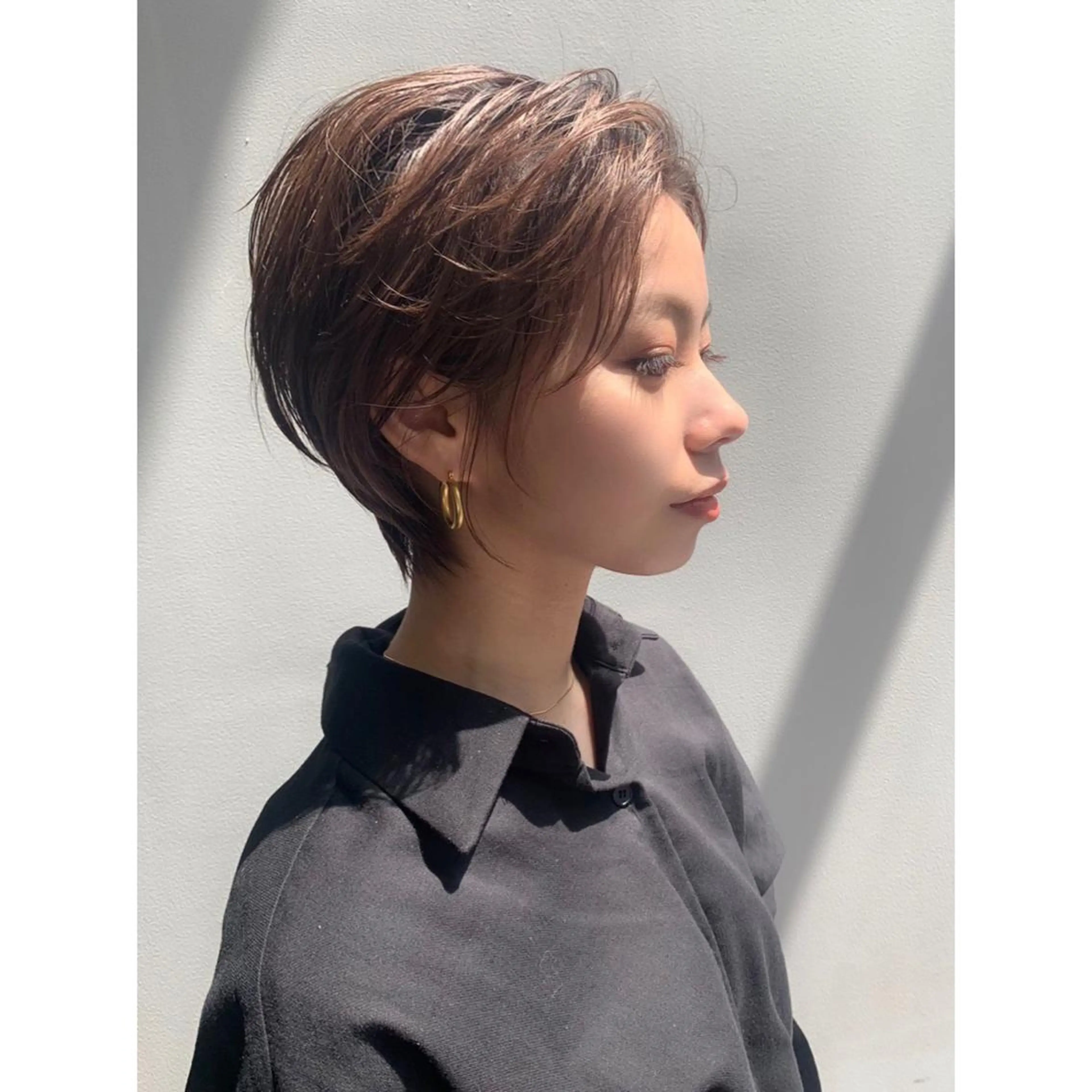 ショート くびれヘア ショートヘア 牧野美波💎ショート ヘア/カット/天神のヘアスタイル