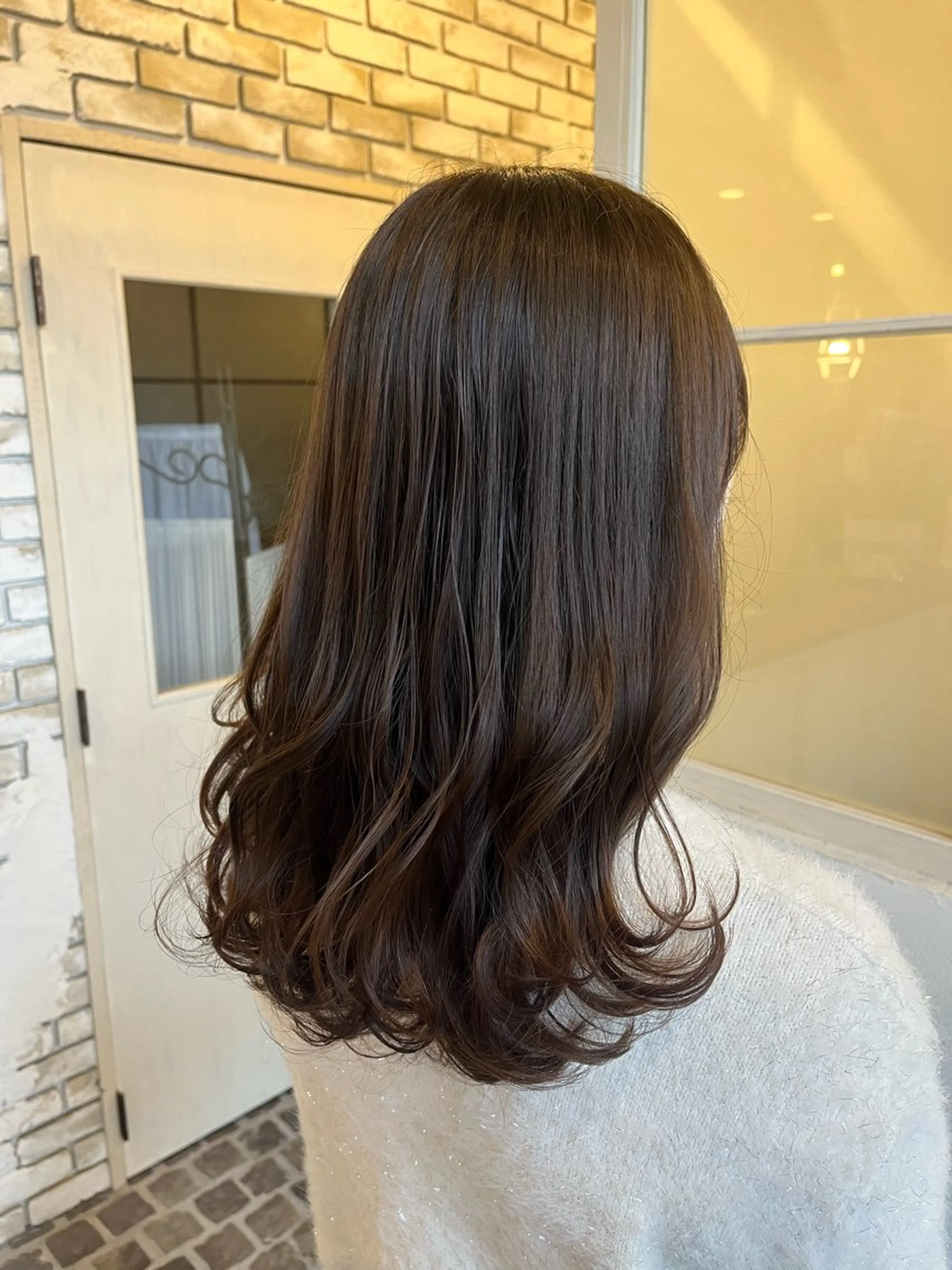 セミロング カラー カット ヘアカラー Ayumi/髪質改善 ボブパーマ/レイヤーのヘアスタイル