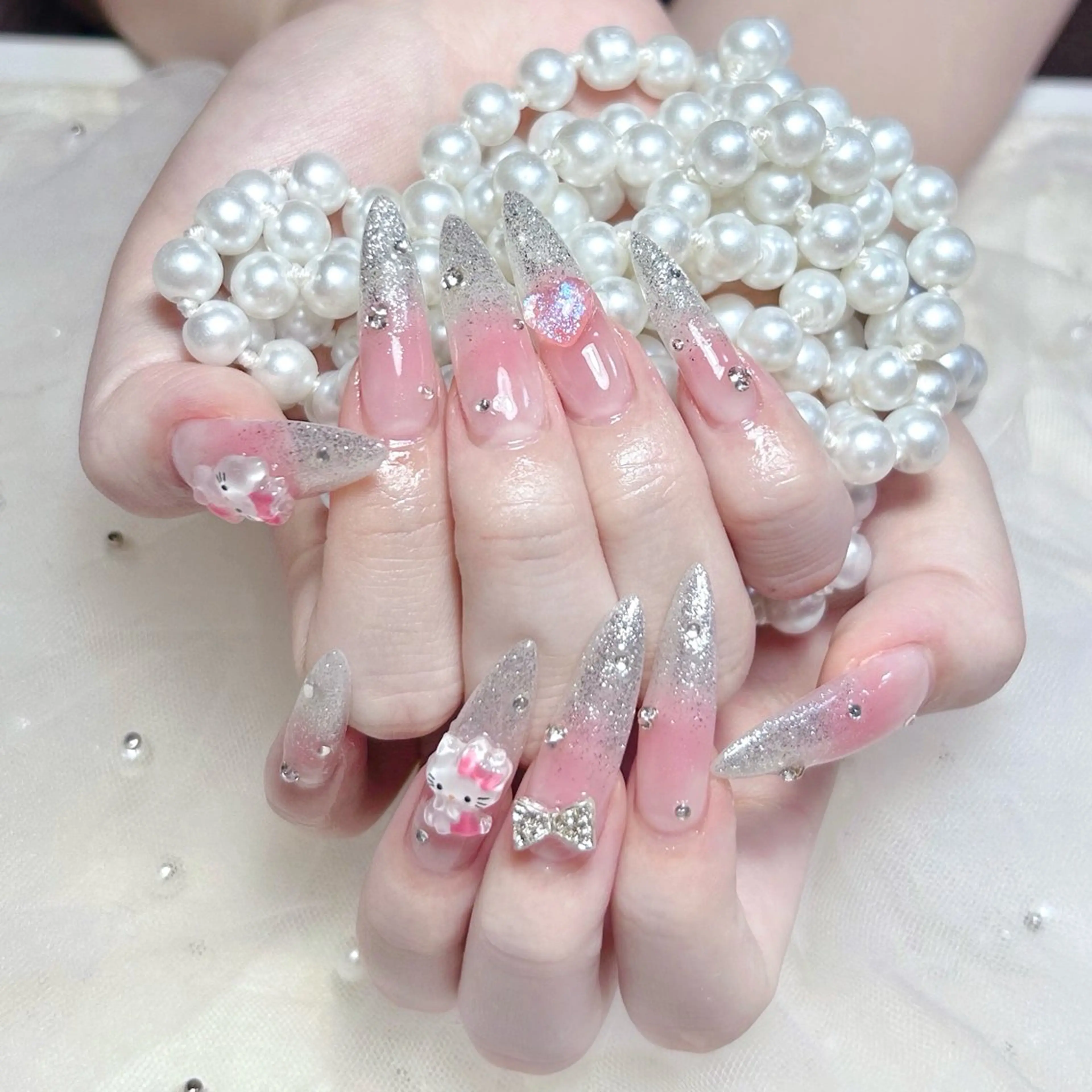 ネイル M🌷nail 長さだし専門店のネイルデザイン