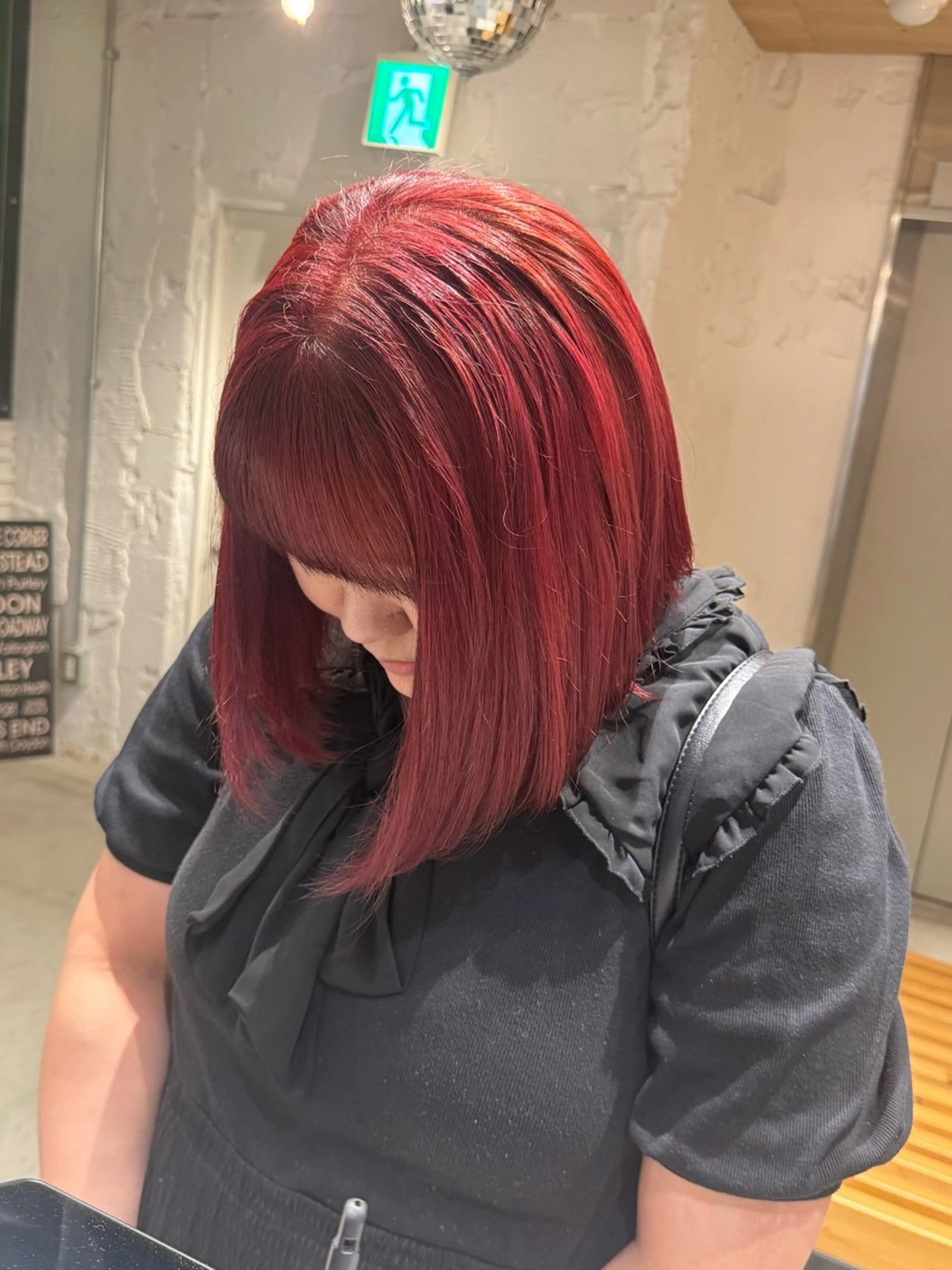 ミディアム 🌶F-CODE RINA🌶のヘアスタイル