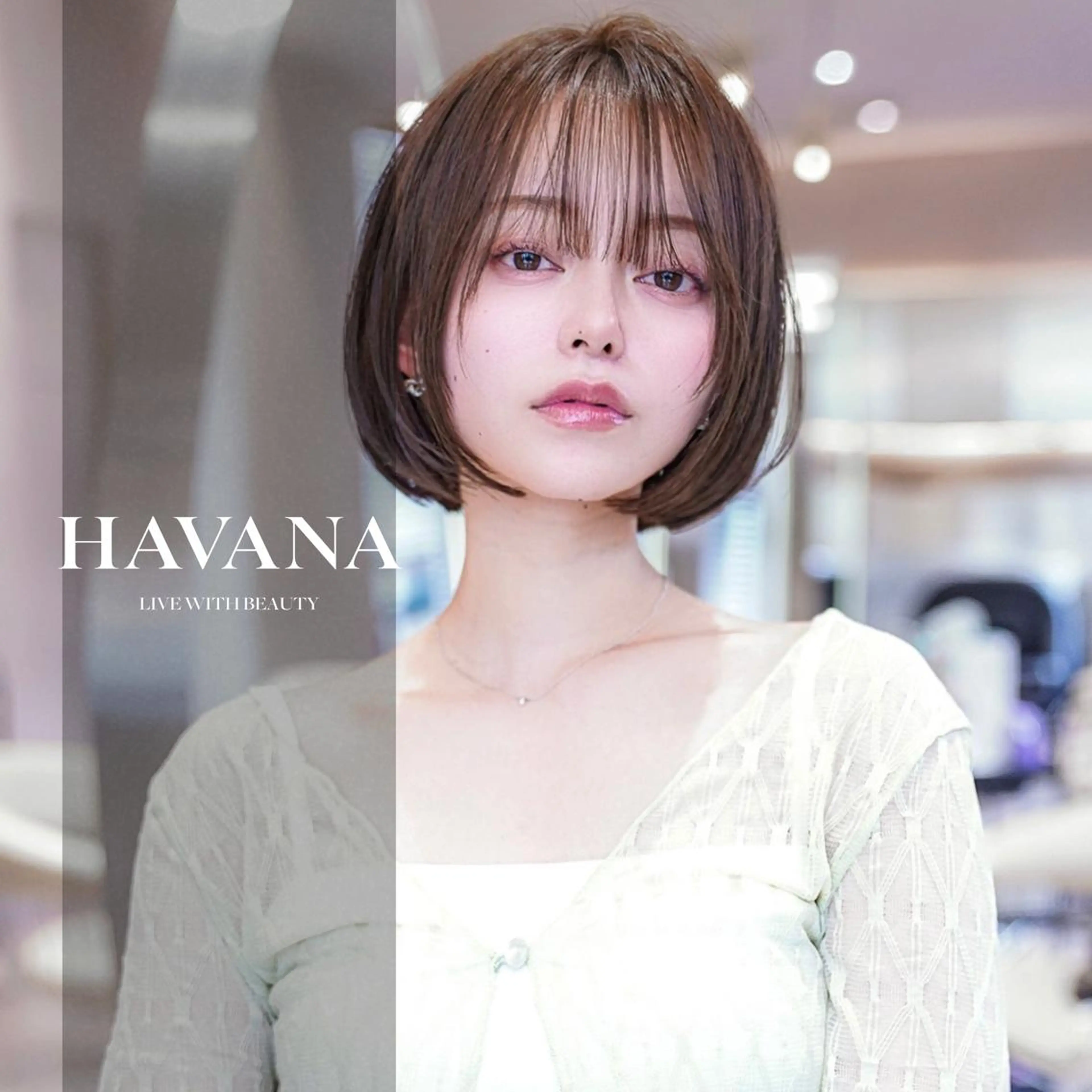 ショート カラー カット ヘアカラー トリートメント HAVANA.立川 【レイヤー/韓国】のヘアスタイル