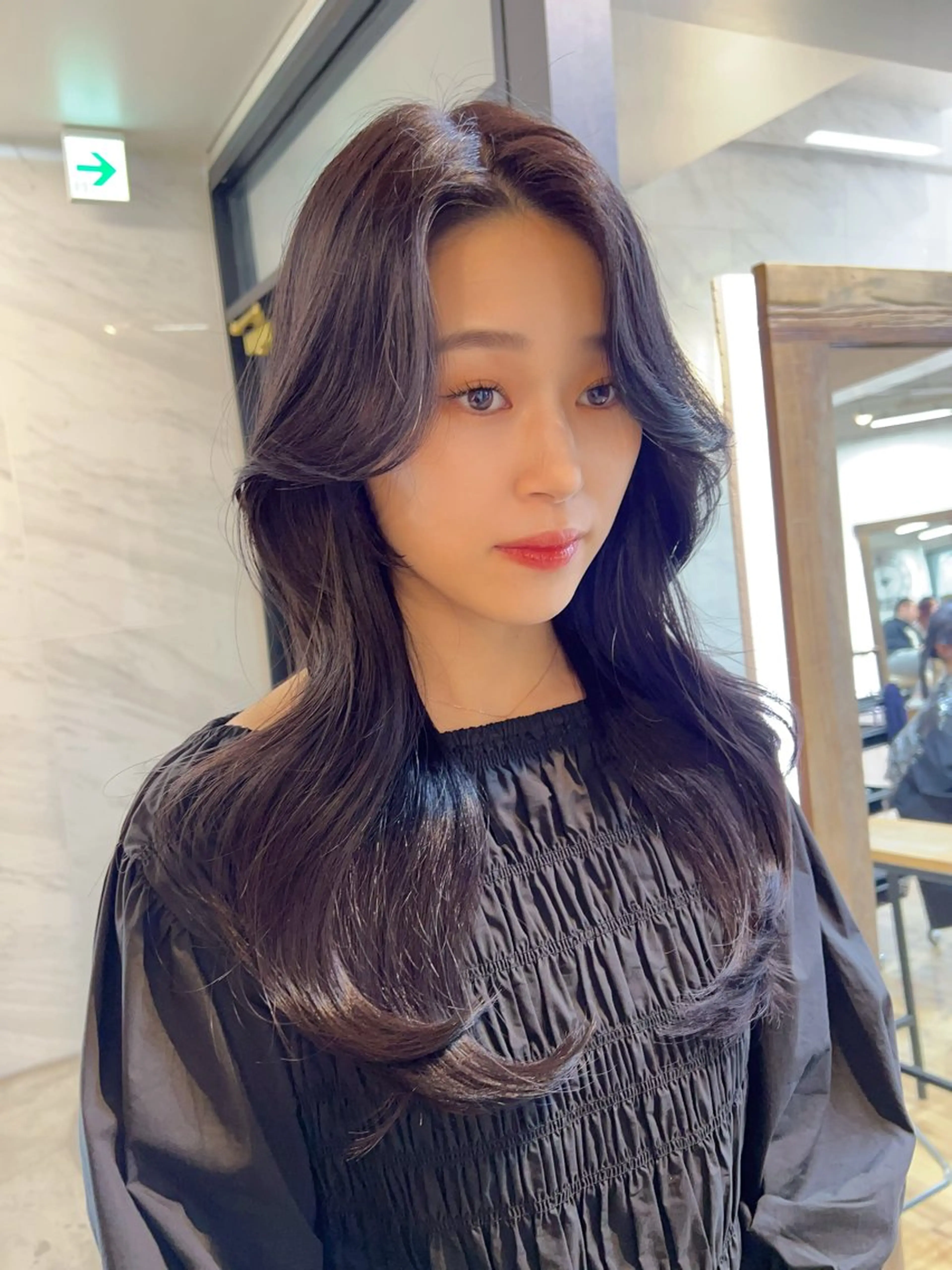 ロング レイヤーカット カット ヘアカラー 🩶レイヤーカット/ さわ🩶のヘアスタイル