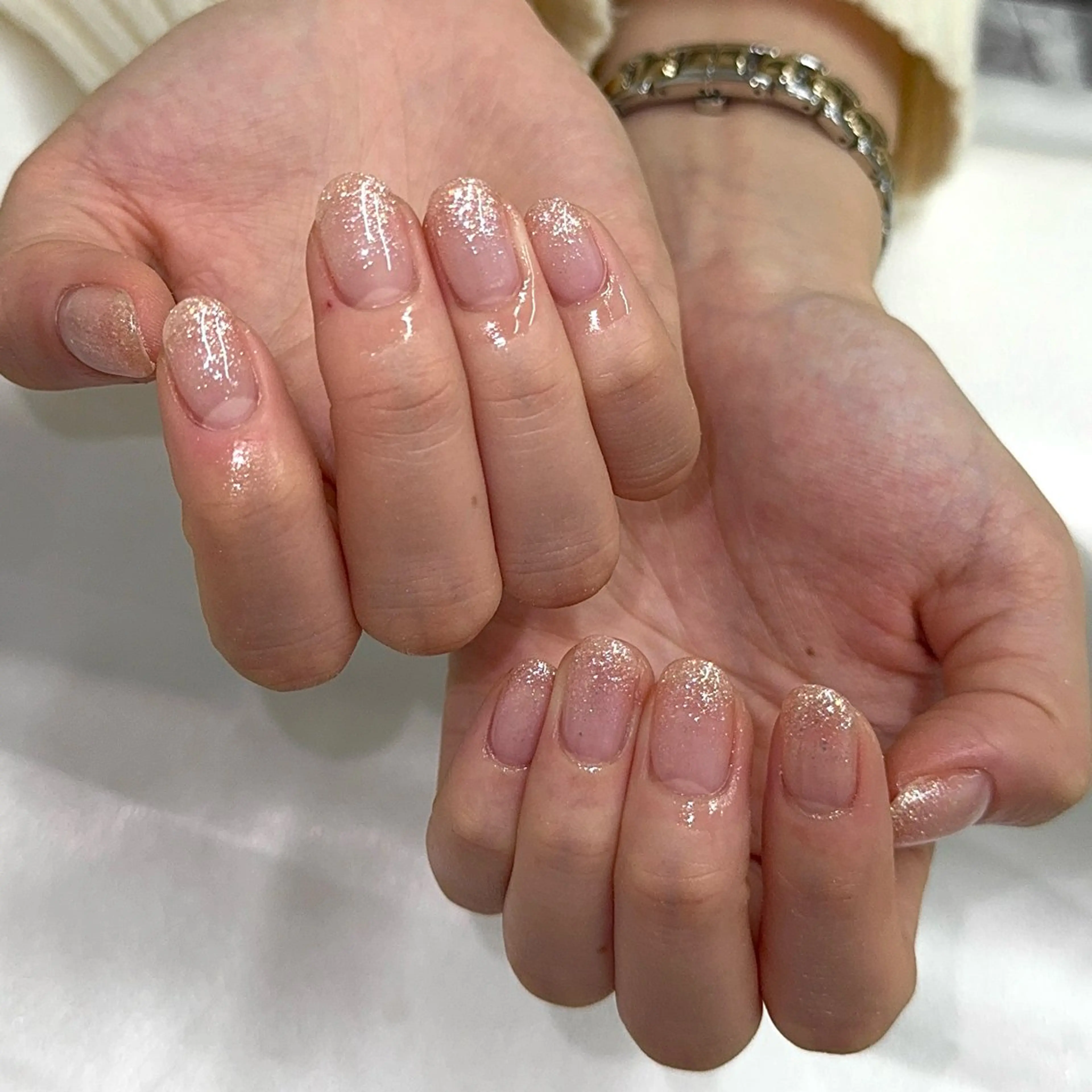 ネイル ラメ(グリッター) ラメグラデーション mm TOKYO所属・れ かとのネイルデザイン