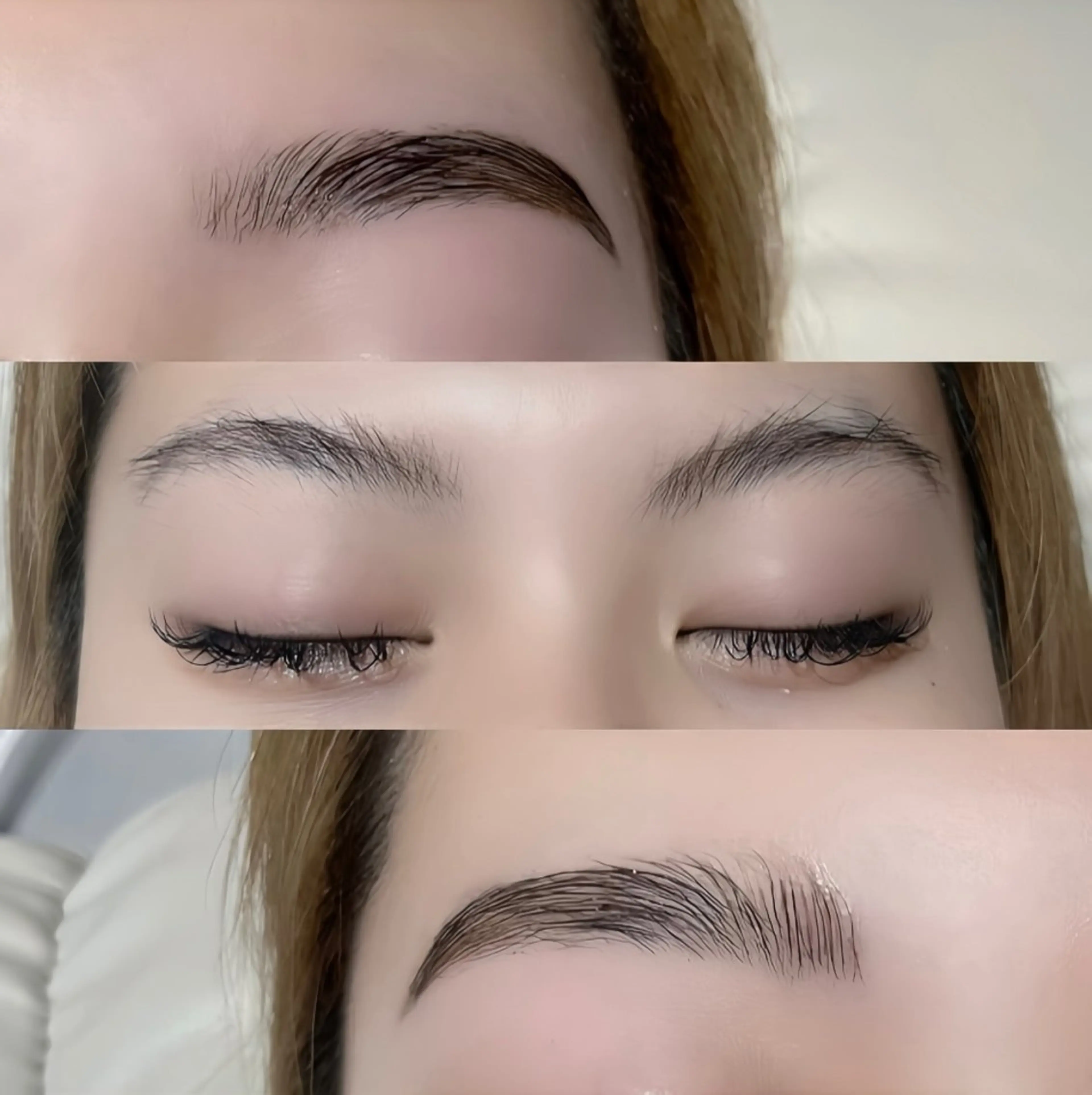 アイブロウ 韓国束感まつげ｜ MANAMI🧸のマツエク・マツパデザイン