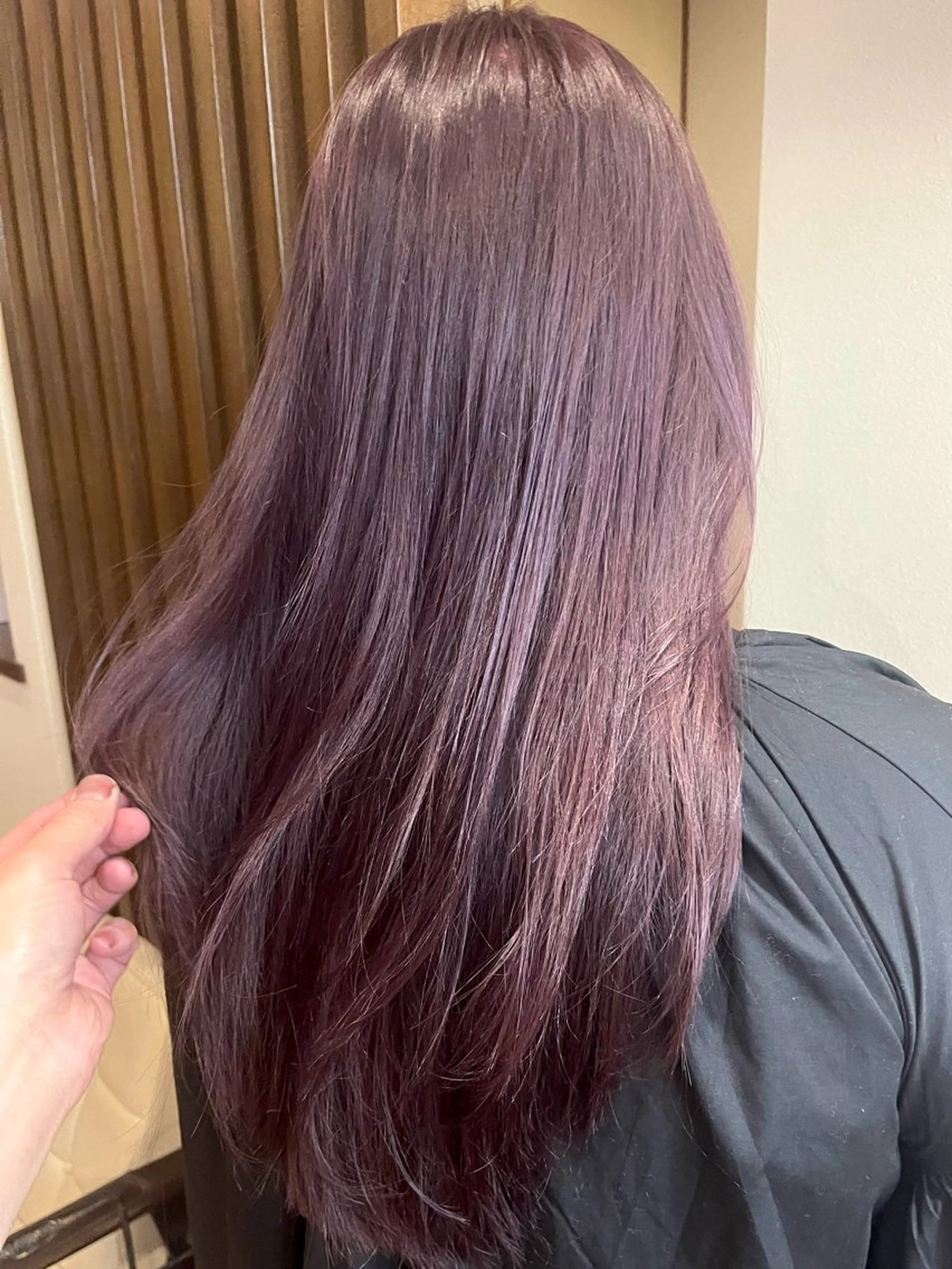 ロング カラー ブリーチ カット ヘアカラー トリートメント 田室 和幸のヘアスタイル