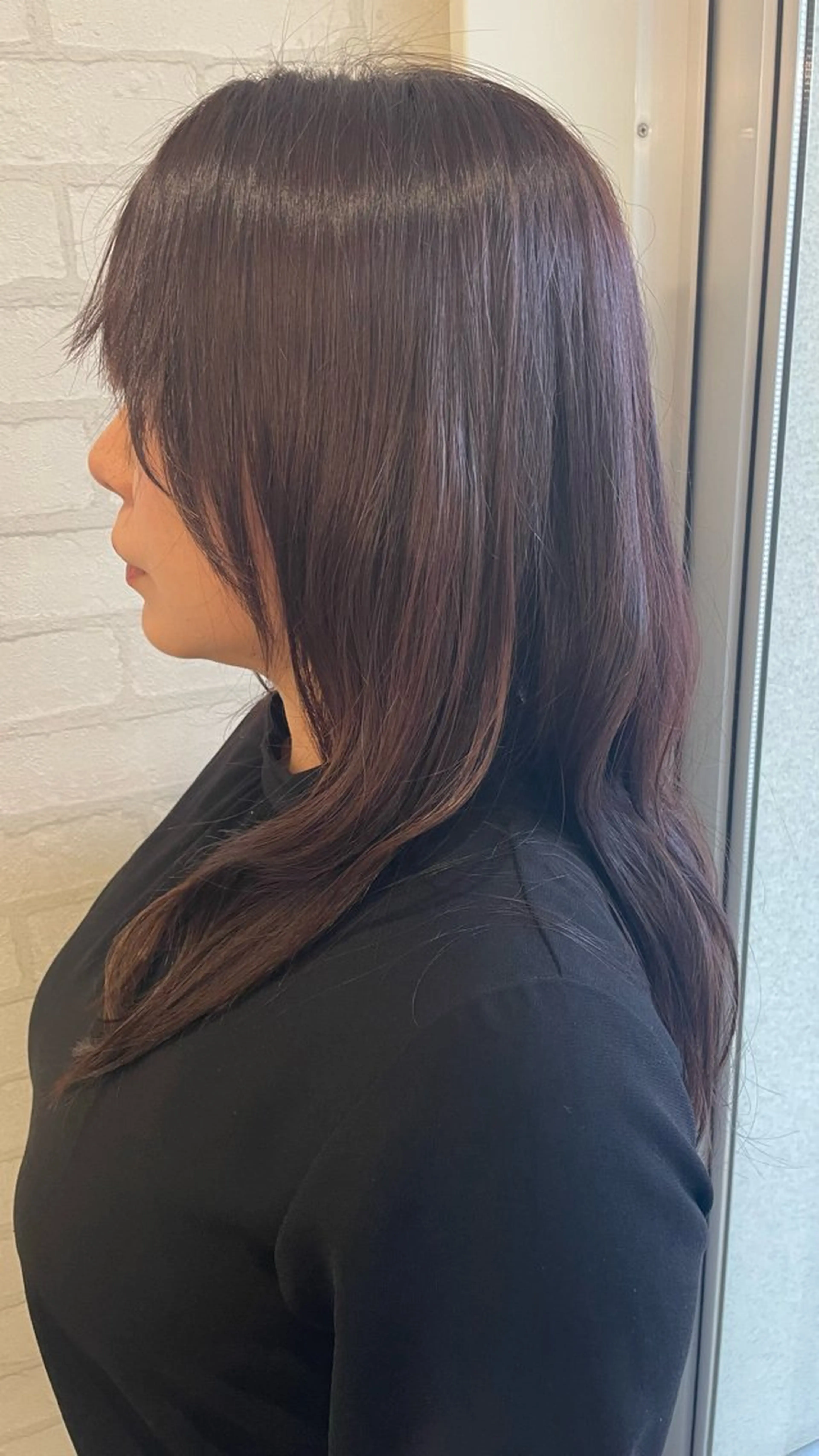 セミロング 白杉 えりのヘアスタイル