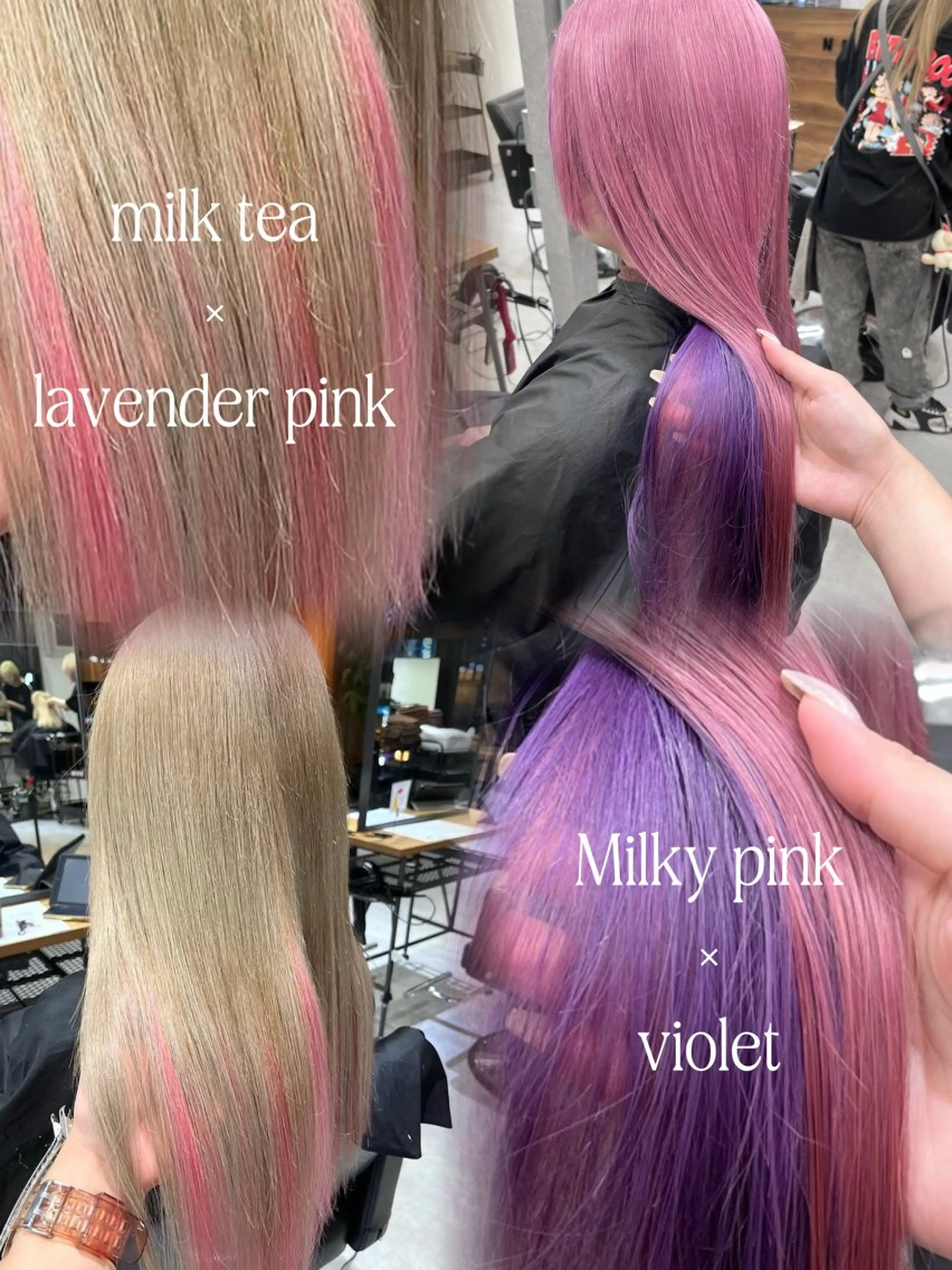 ロング カラー ヘアカラー エクステ RIO🩶NEXT/ エクステ/ハイトーンのヘアスタイル