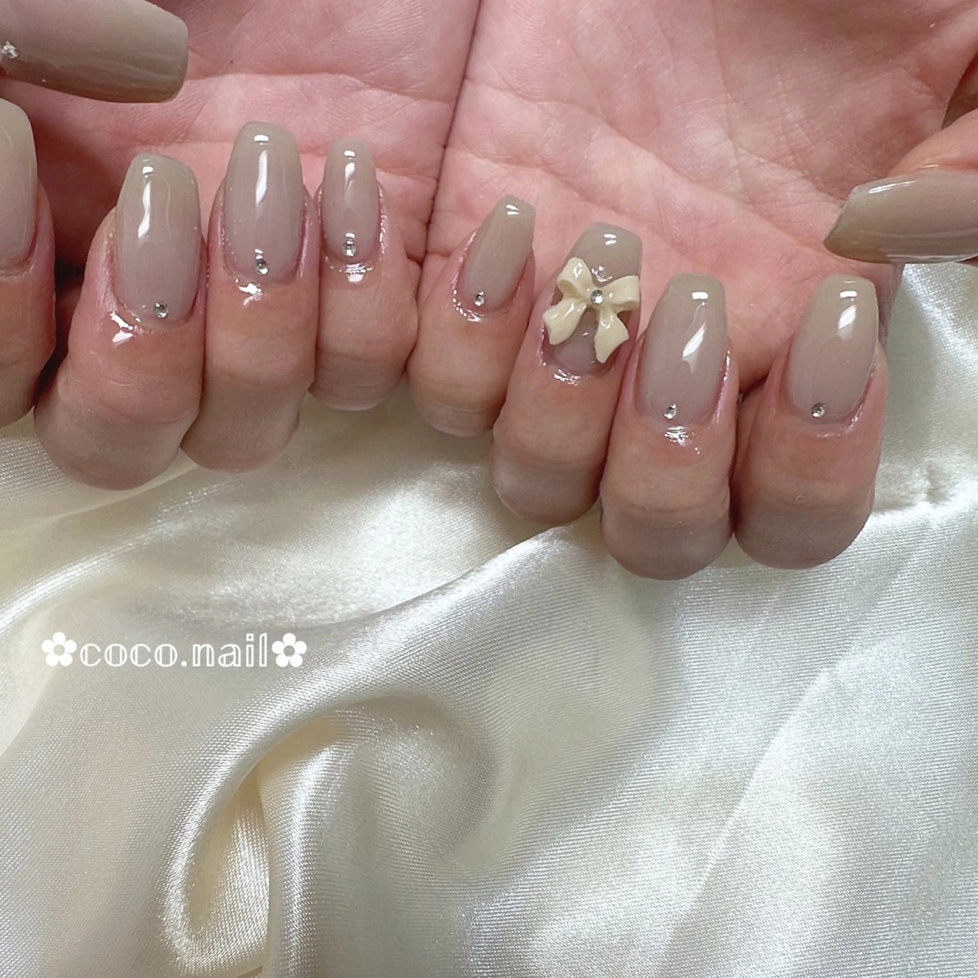 ネイル lili.nail y2k/長さ出しのネイルデザイン