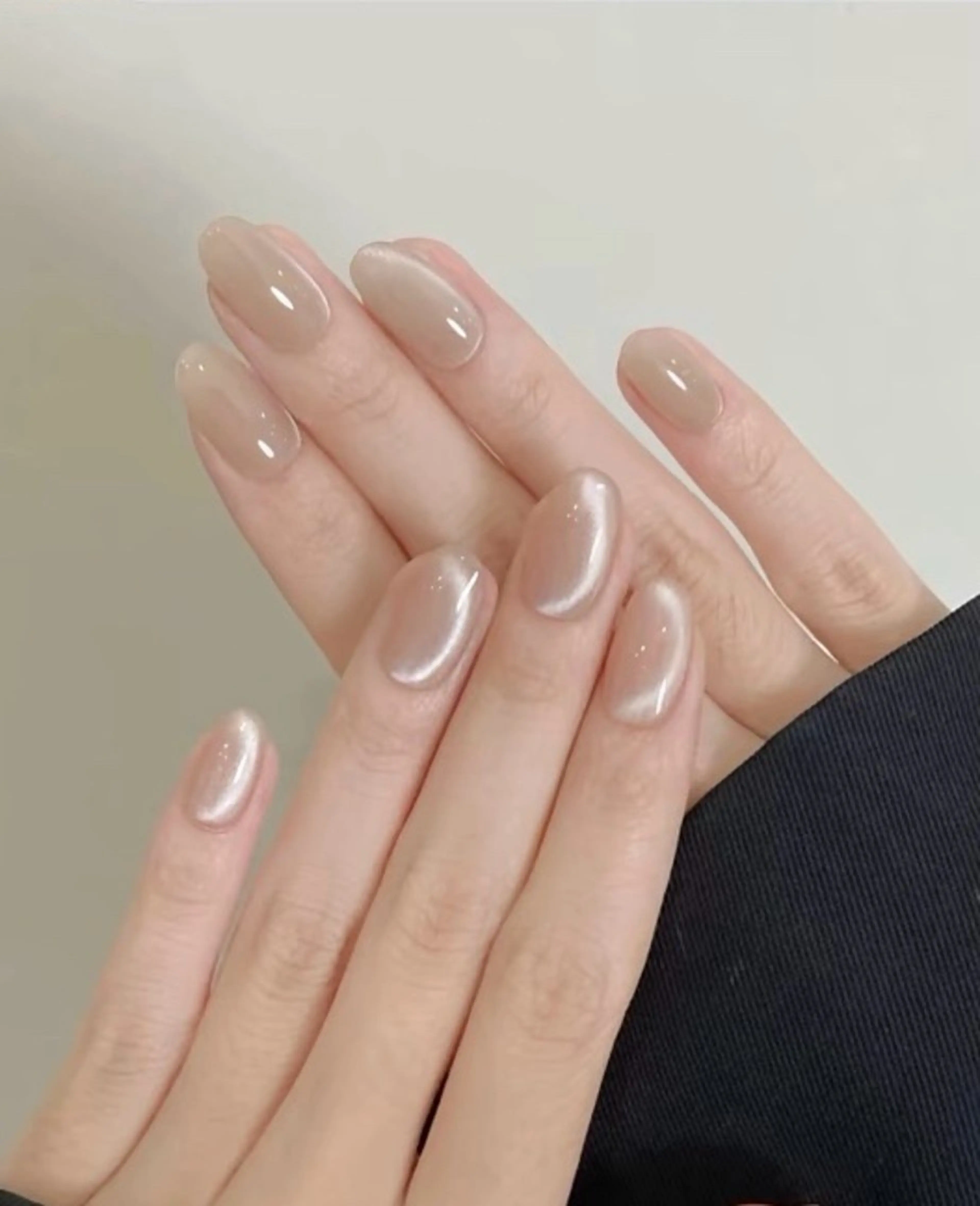 ネイル 長さ出し フレンチネイル ジェルネイル 韓国ネイル マグネットネイル sun nail池袋 モデル募集のネイルデザイン