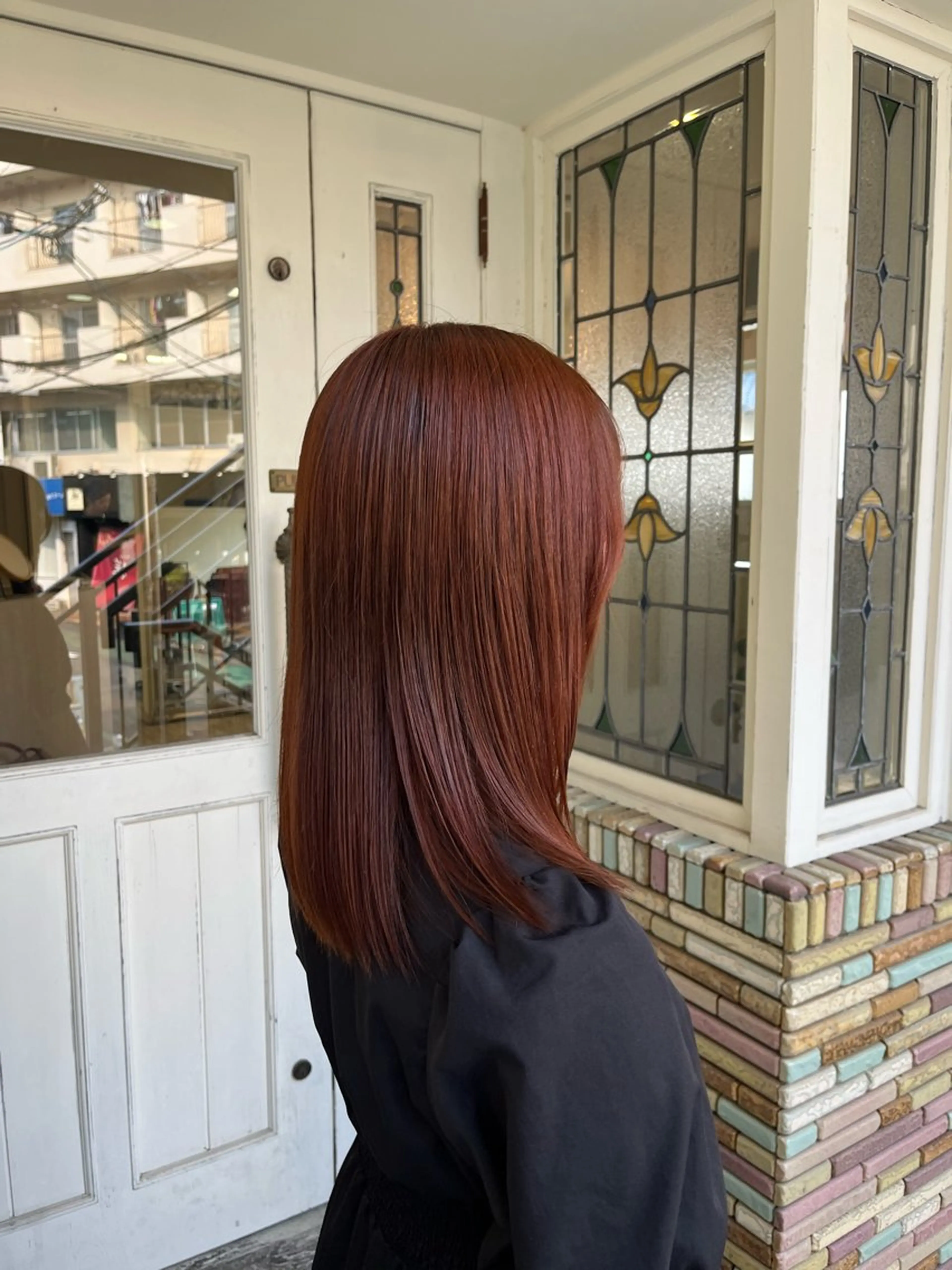 ミディアム カット ヘアカラー 【艶髪カラー】 omiのヘアスタイル