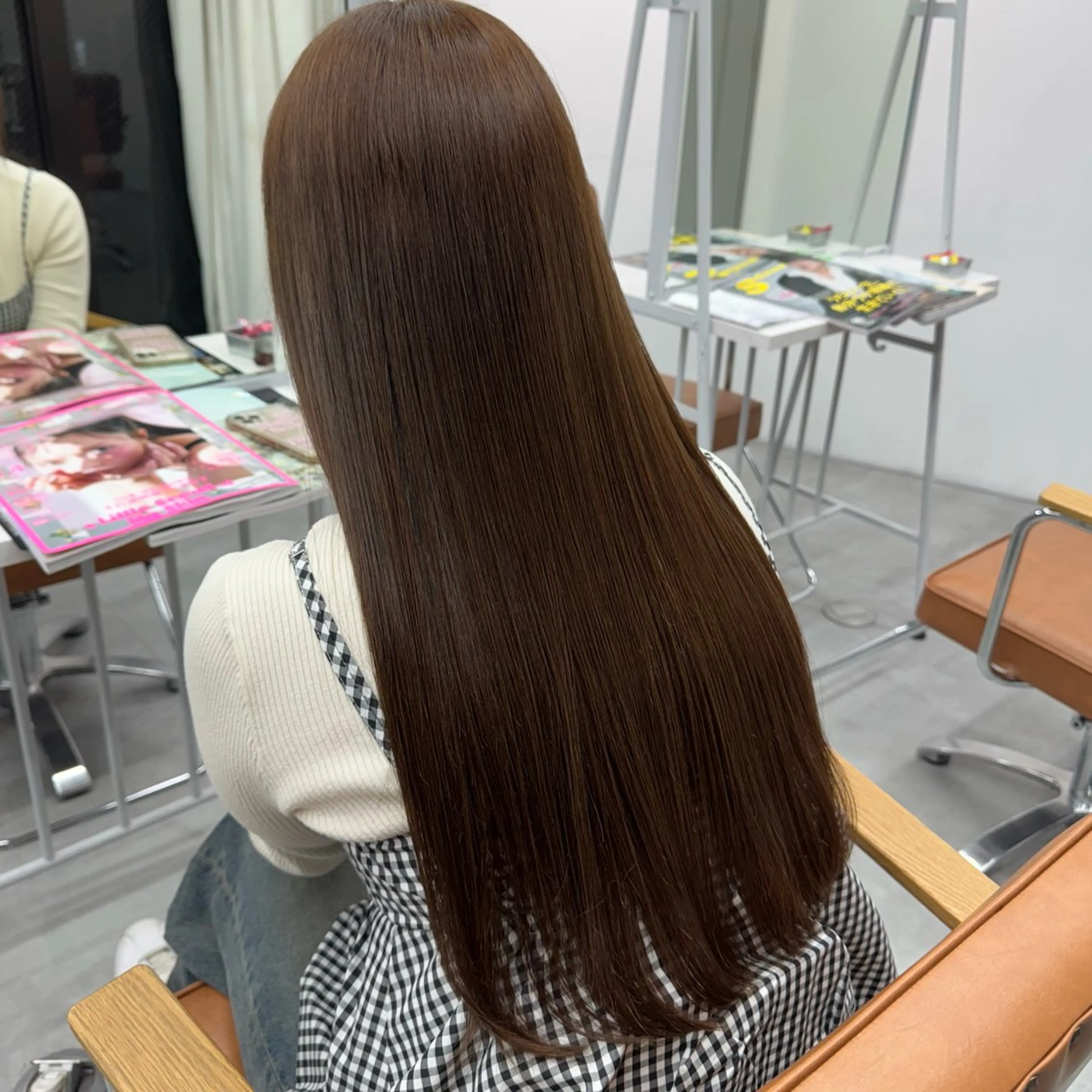 ロング カラー ヘアアレンジ ヘアカラー ブリーチなしカラー /新百合ヶ丘/安形翔のヘアスタイル