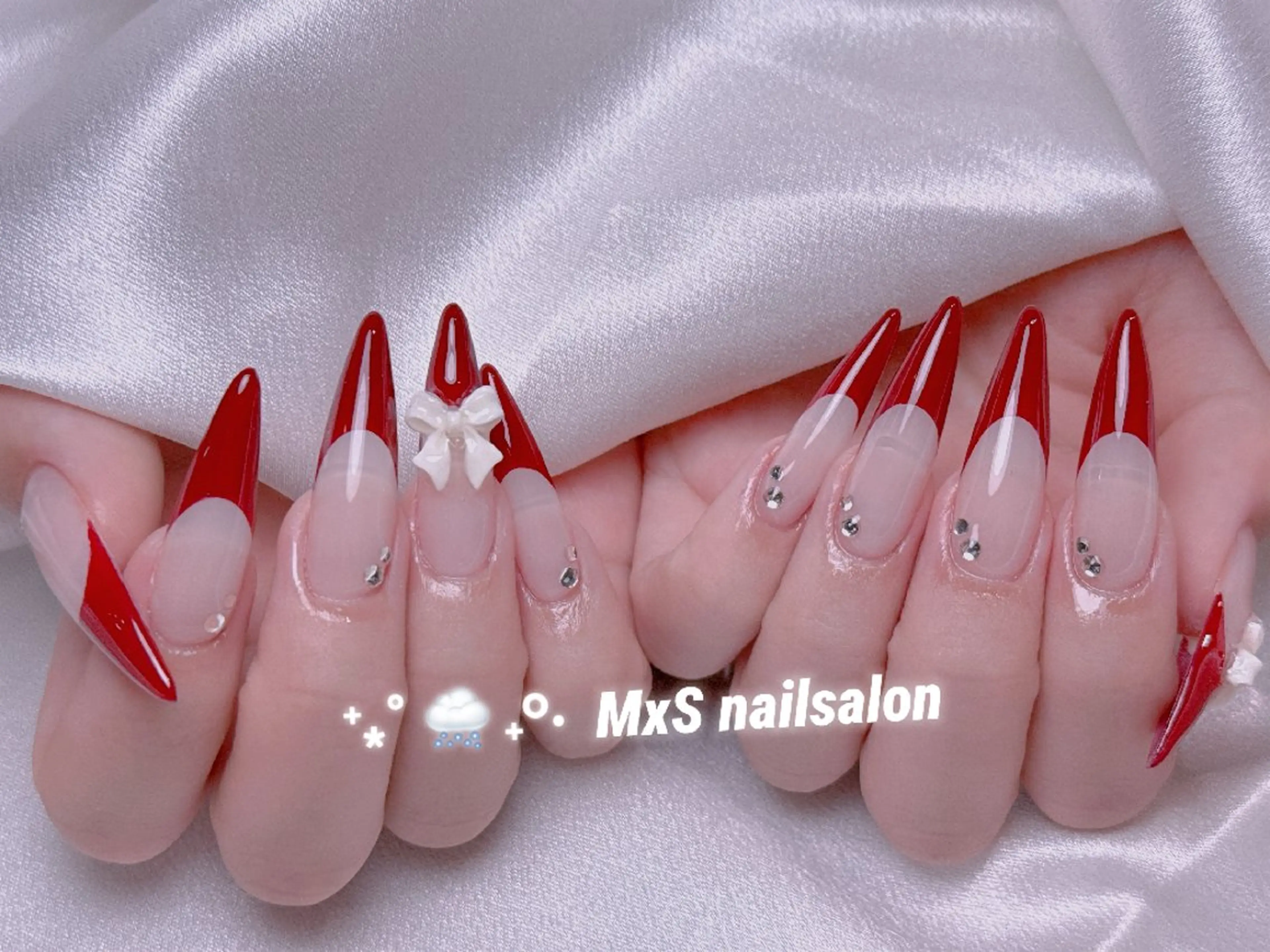ネイル ハンドネイル ハンドケア MxS Nail(長さだし/フィルイン/マグネット/韓国ネイル/ワンホンネイル/ワンカラー)所属・MxS リィリィのネイルデザイン