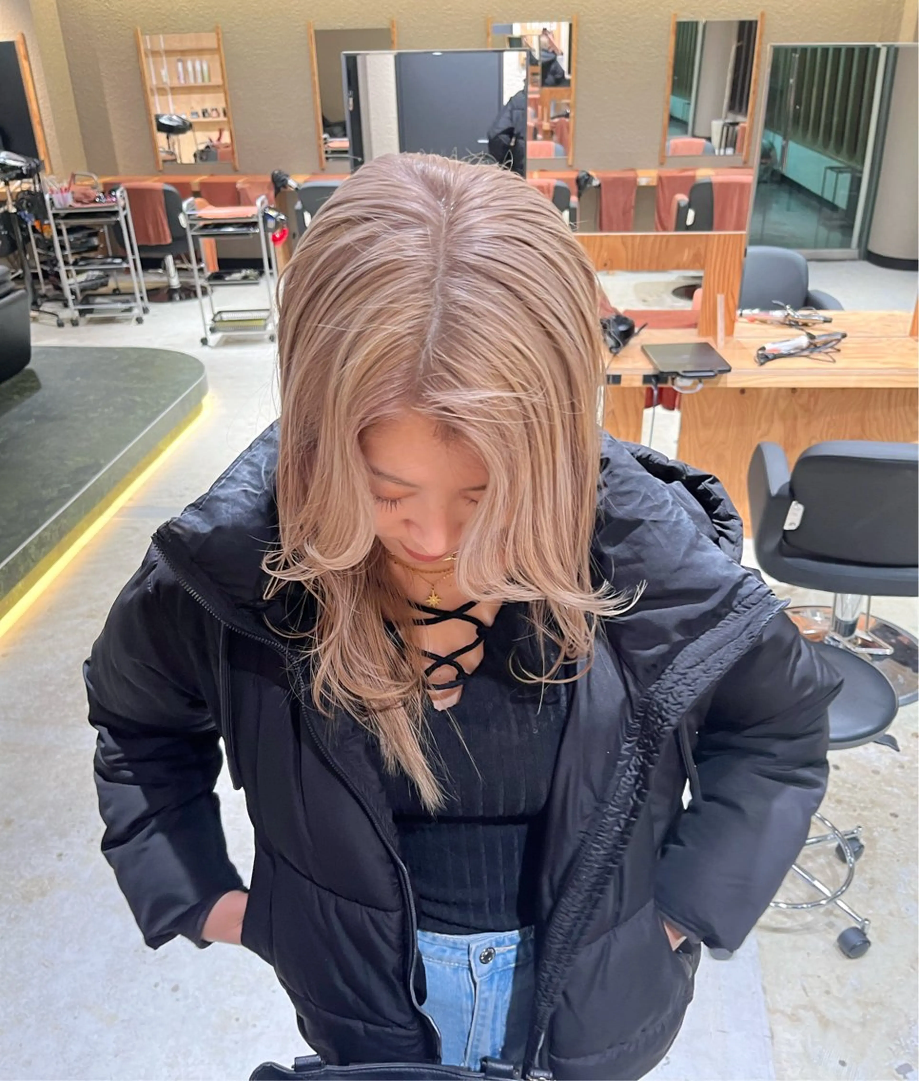 セミロング 🏅EIGHT難波/ 【店長】タモツのヘアスタイル