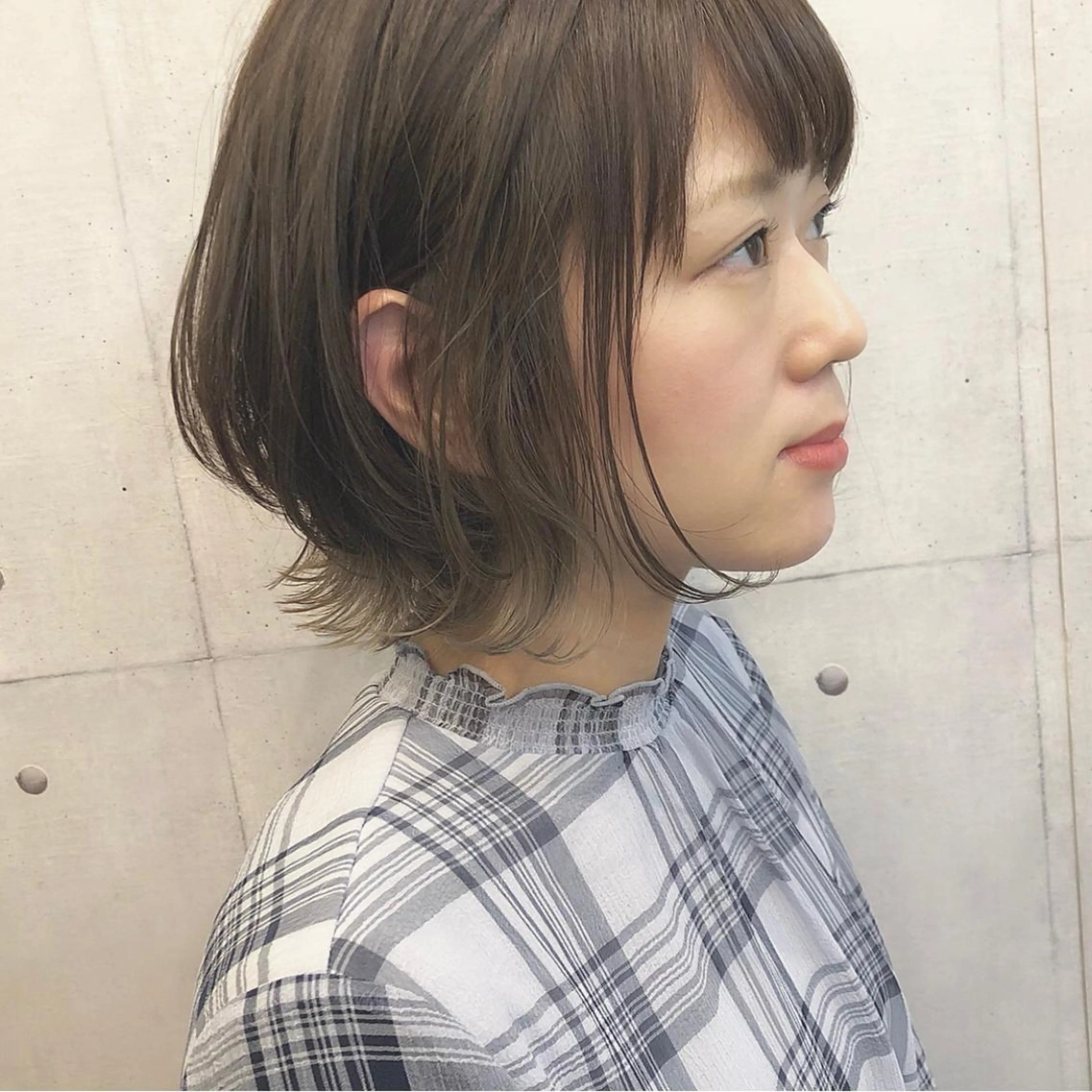 ショート ボブレイヤー ボブ レイヤーカット 山野 稚奈のヘアスタイル