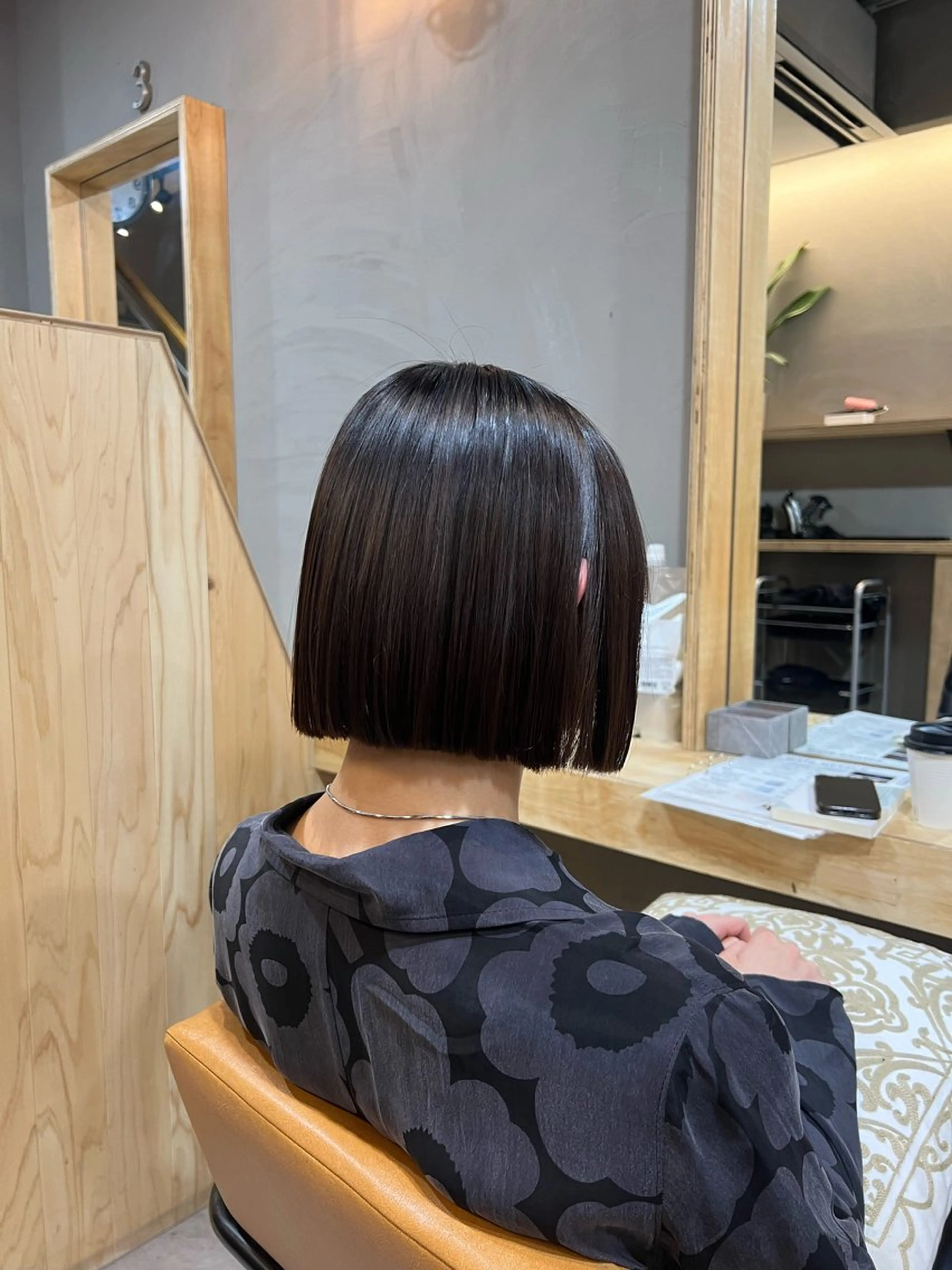 ショート カラー ボブ 髪質改善 縮毛矯正 神戸ボブ✂️ ioe三宮/田 伸佳のヘアスタイル