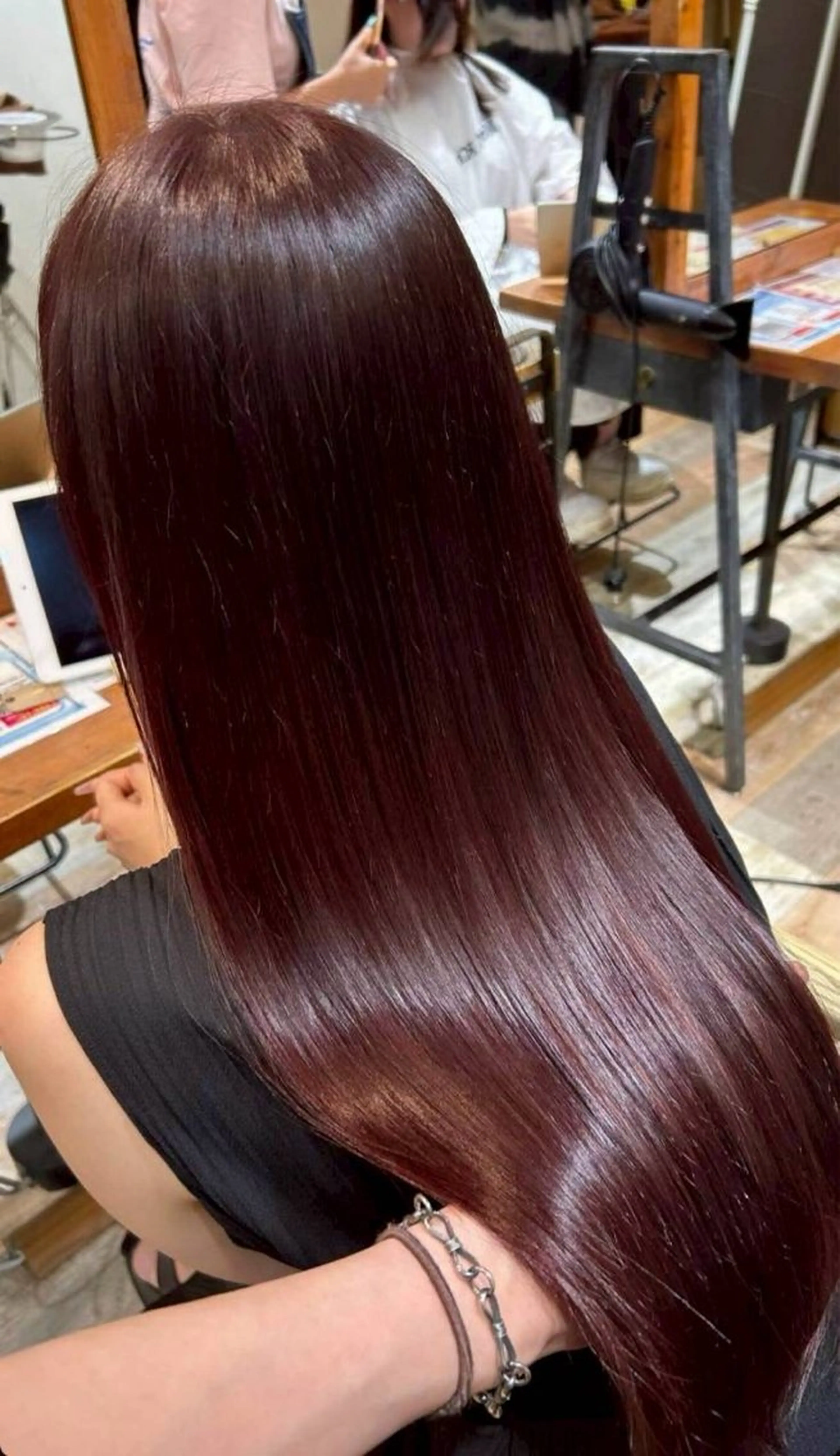 ロング カット ヘアカラー トリートメント ブリーチ無しカラー/ 美髪改善💠てんゆうのヘアスタイル