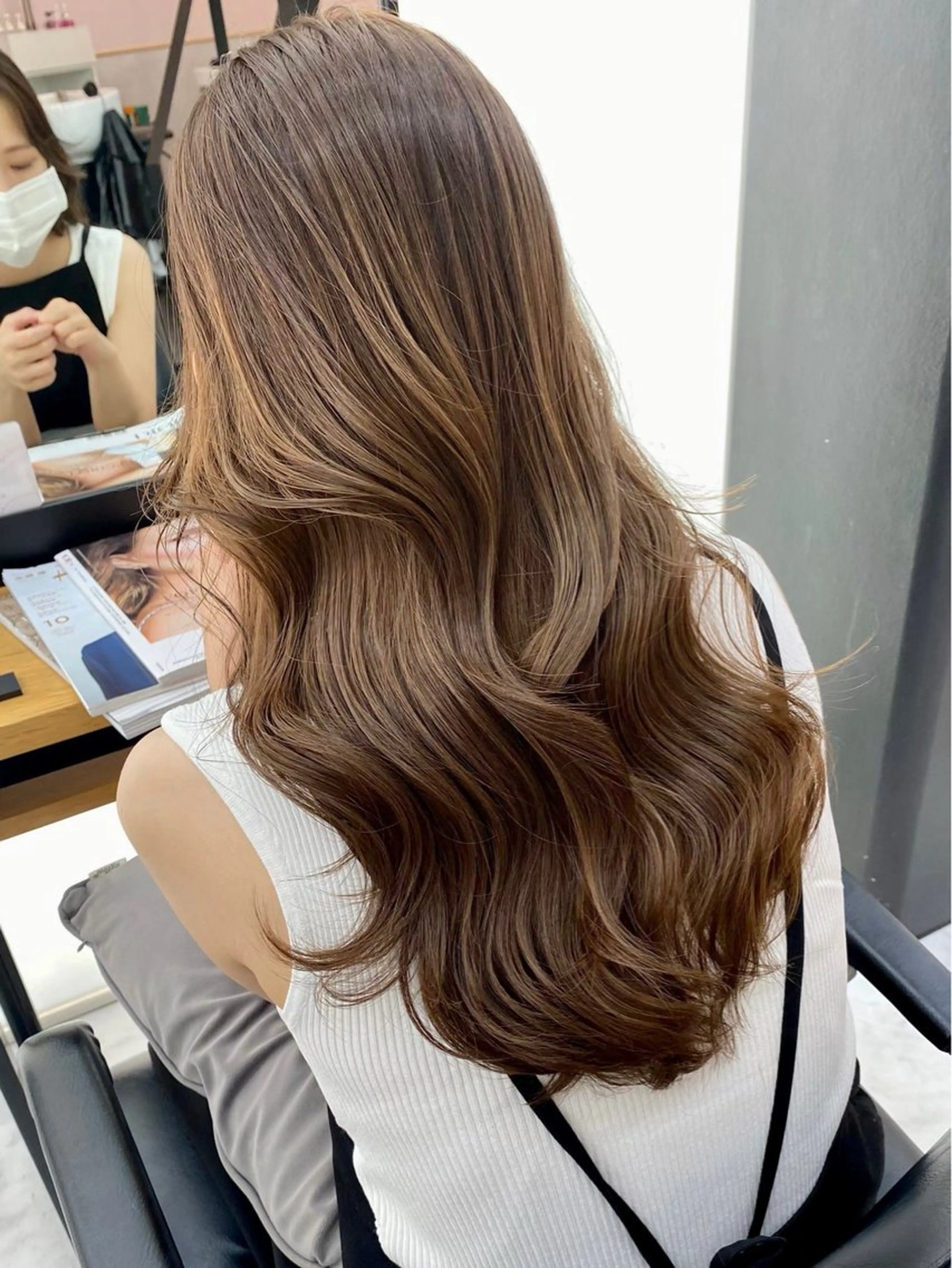 ロング カラー 縮毛メンズカット モデル募集レオンのヘアスタイル