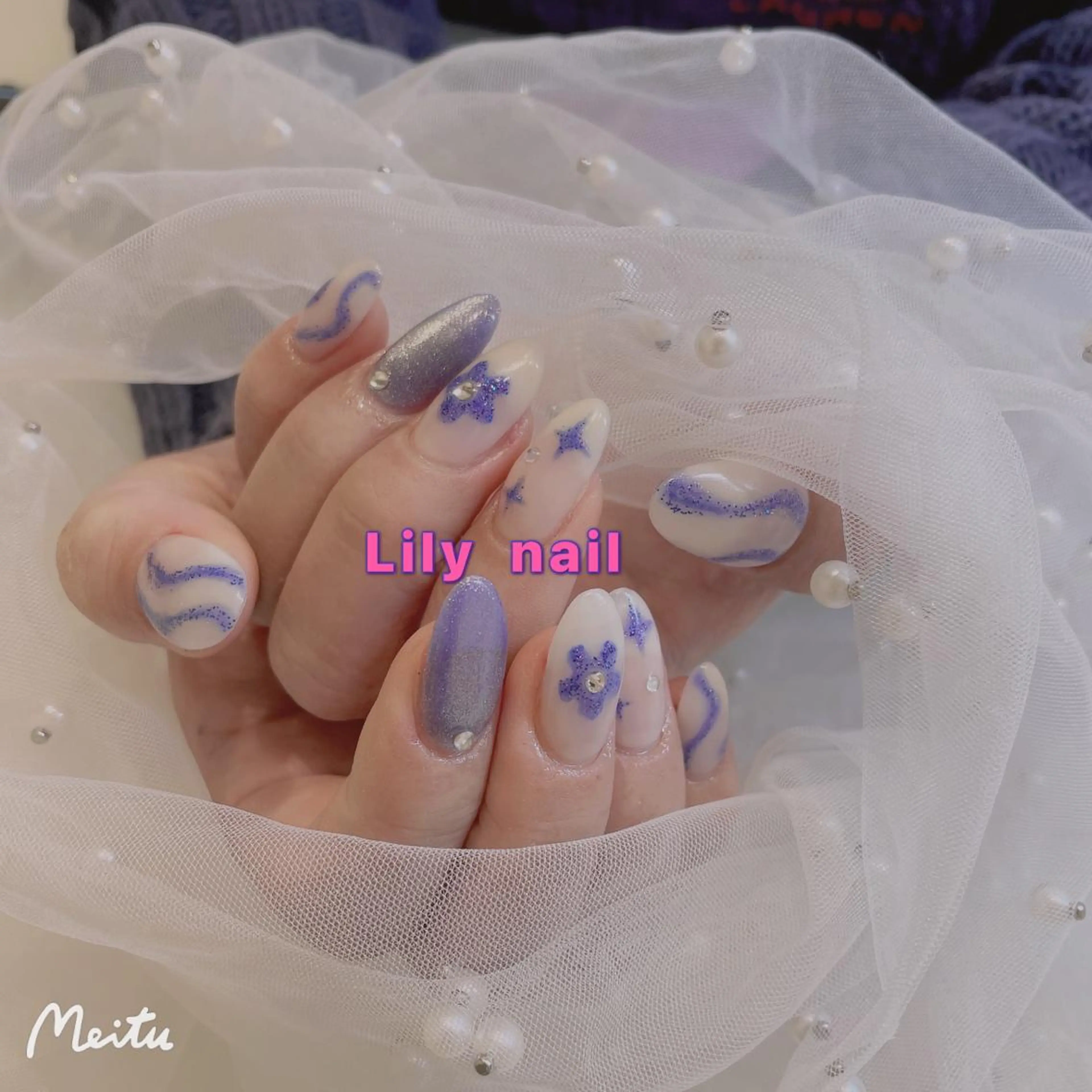 ネイル 長さ出し ネイルチップ nail Lilyのネイルデザイン
