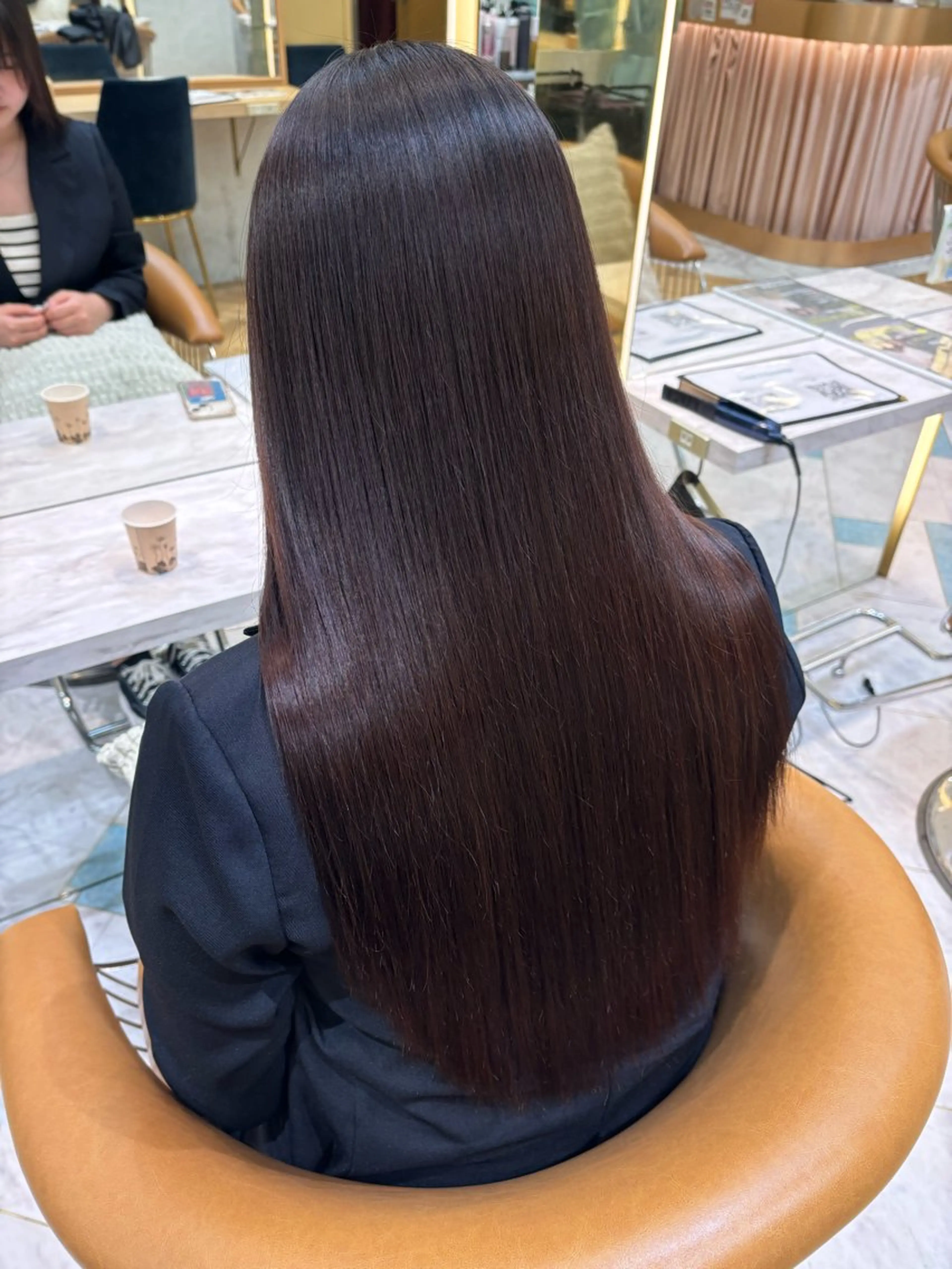 ロング 縮毛矯正 トリートメント ✨ボブカット✨ 髪質改善/岡田悠斗のヘアスタイル