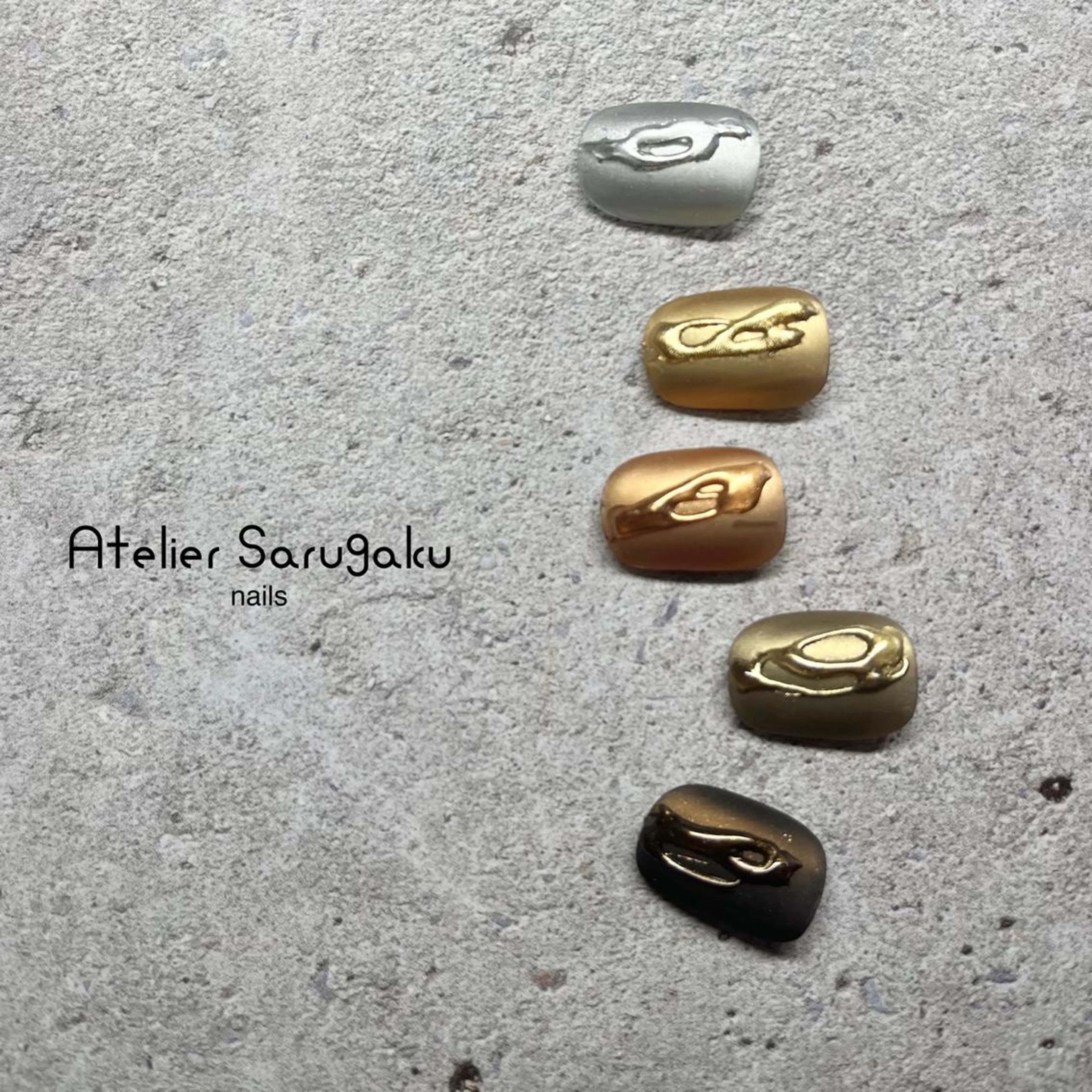 ネイル アートネイル マットネイル ミラーネイル 冬ネイル 駒沢大学sususu nailのネイルデザイン