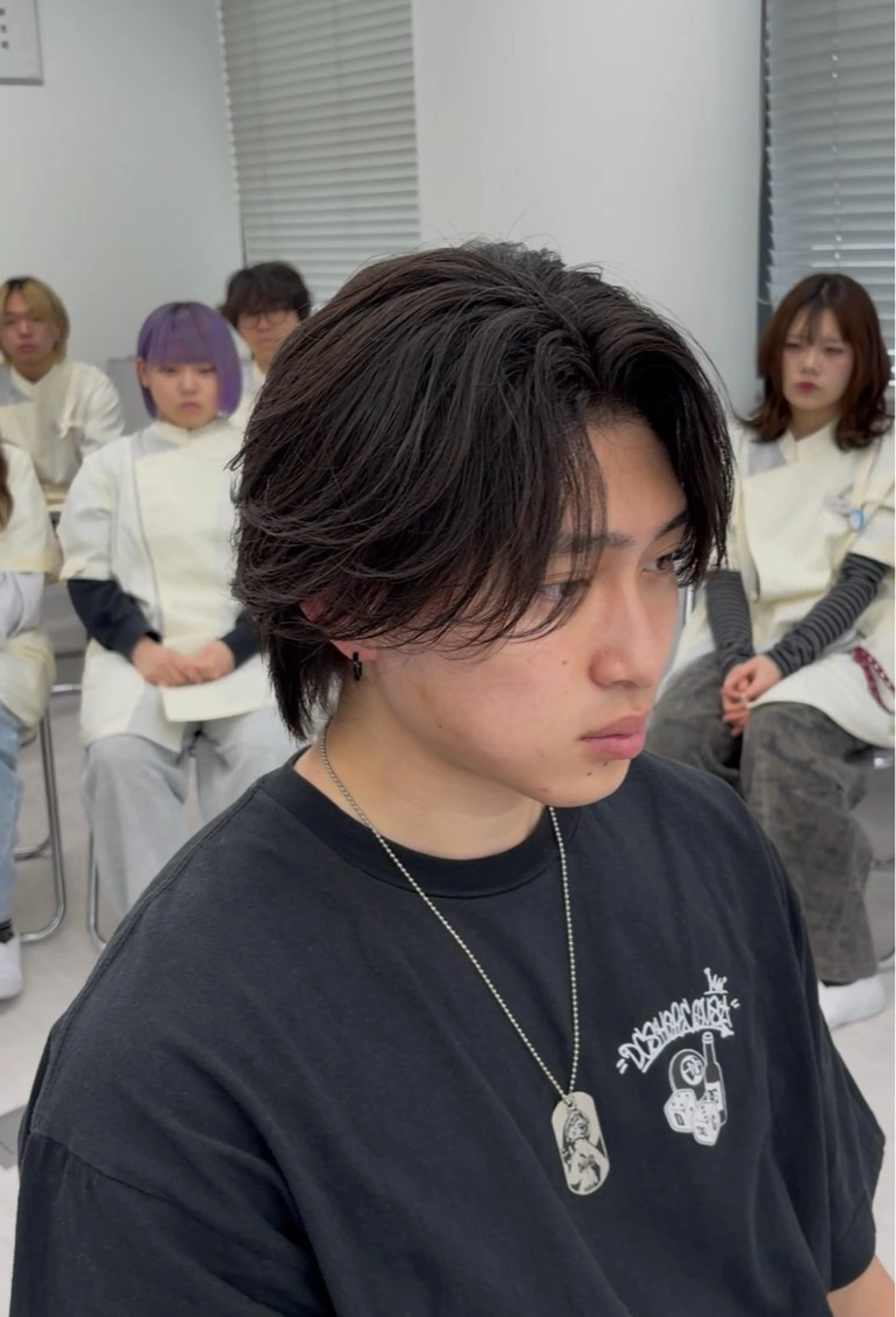 パーマ メンズ メンズパーマ ニュアンスパーマ カット パーマ フェザーパーマ原宿 fifth 凜空のヘアスタイル