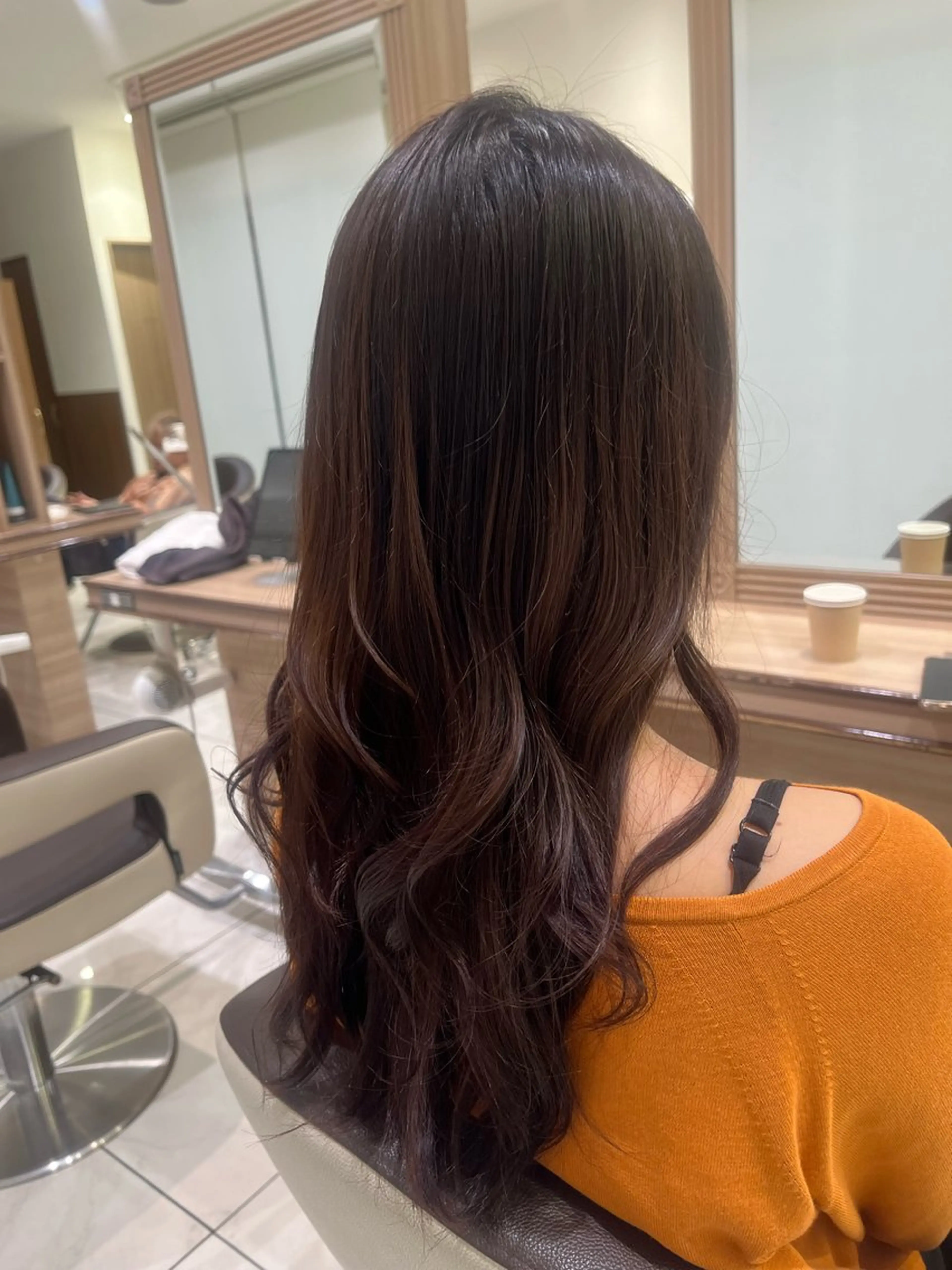 パーマ Ash 二子玉川店 🐈⬛中溝有紗🎀のヘアスタイル