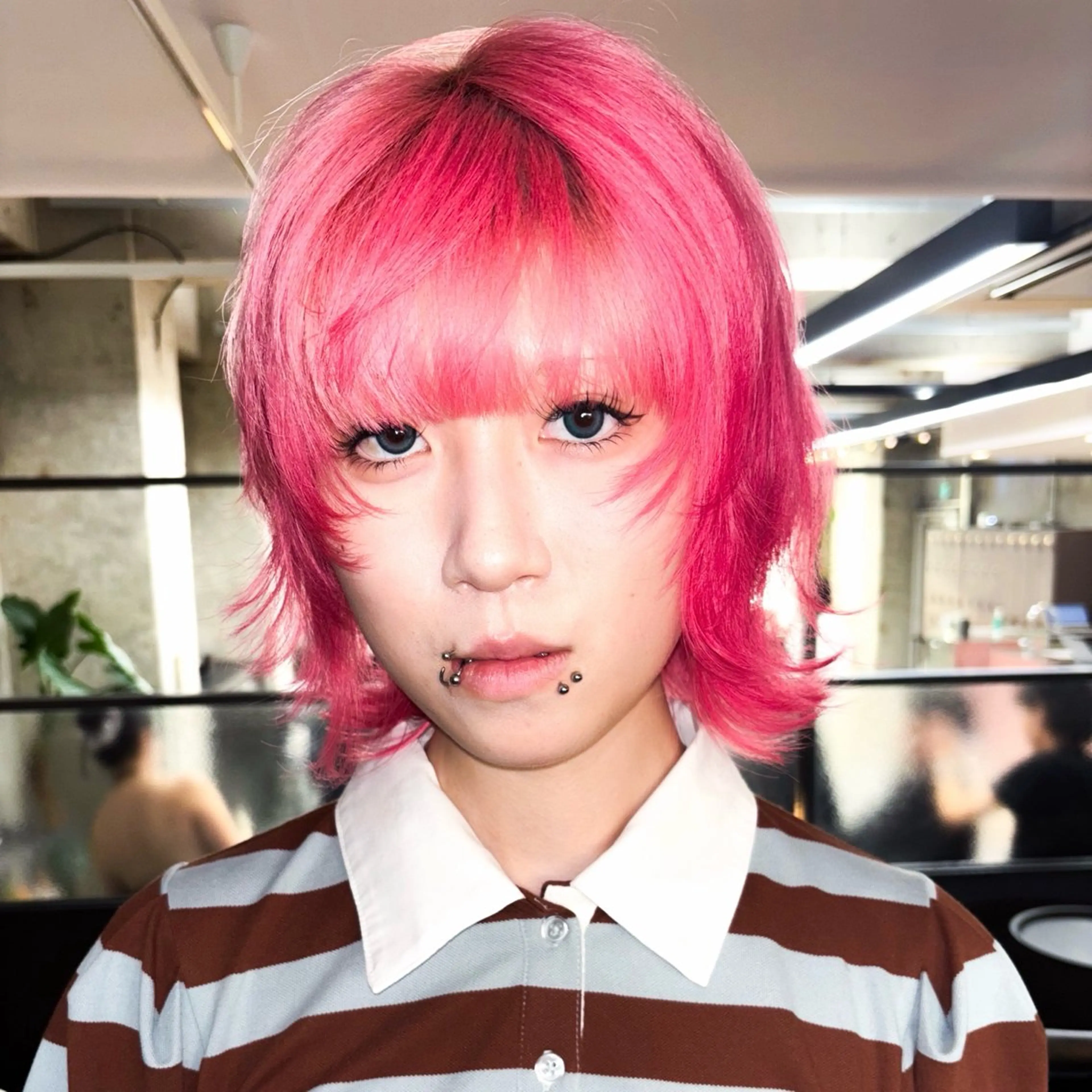 ミディアム カラー myu 🐈‍⬛のヘアスタイル