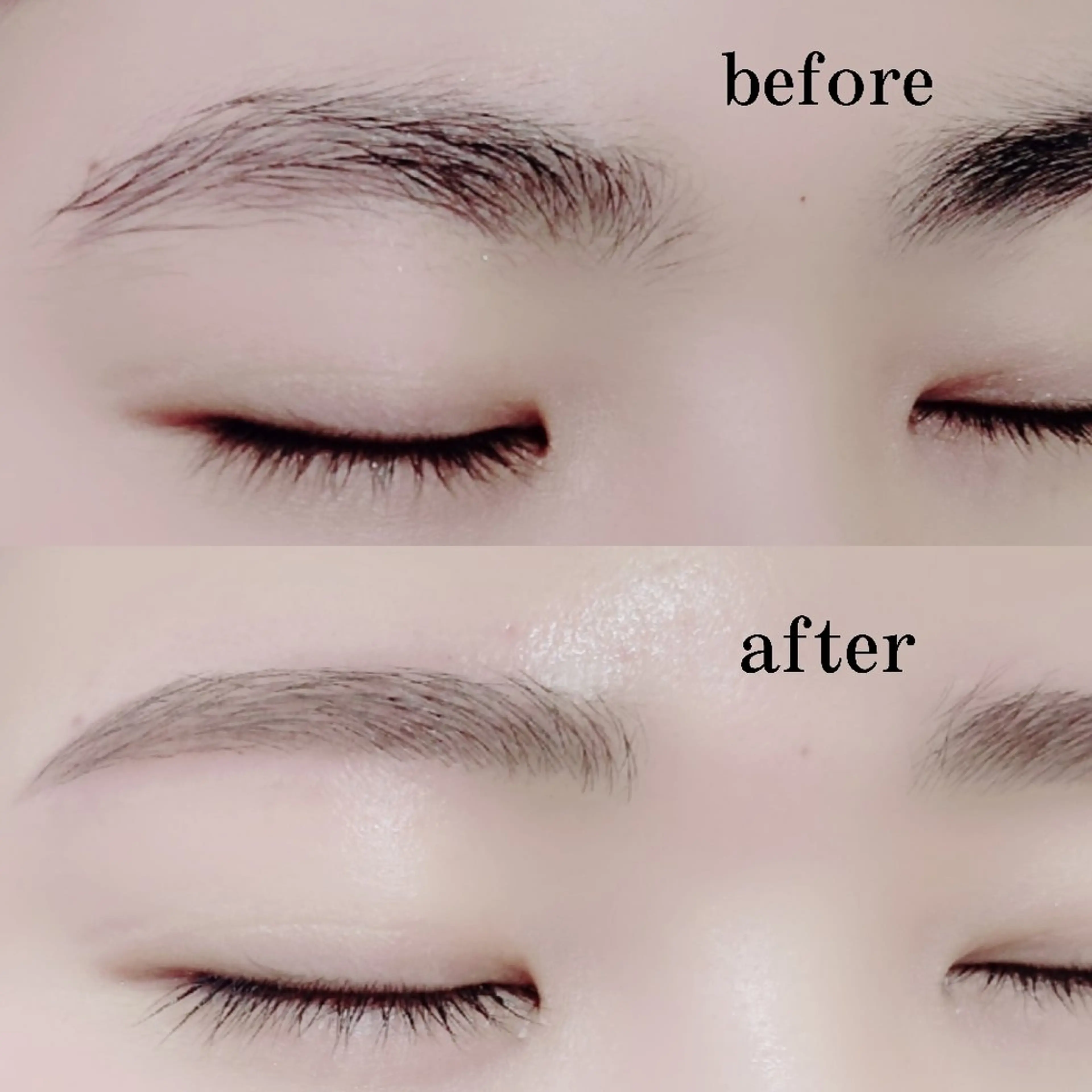 アイブロウ ハリウッドブロウリフト 眉毛ワックス脱毛 barro.1995所属・オーダーメイドまつげ ＆まゆげ.RIKAのマツエク・マツパデザイン