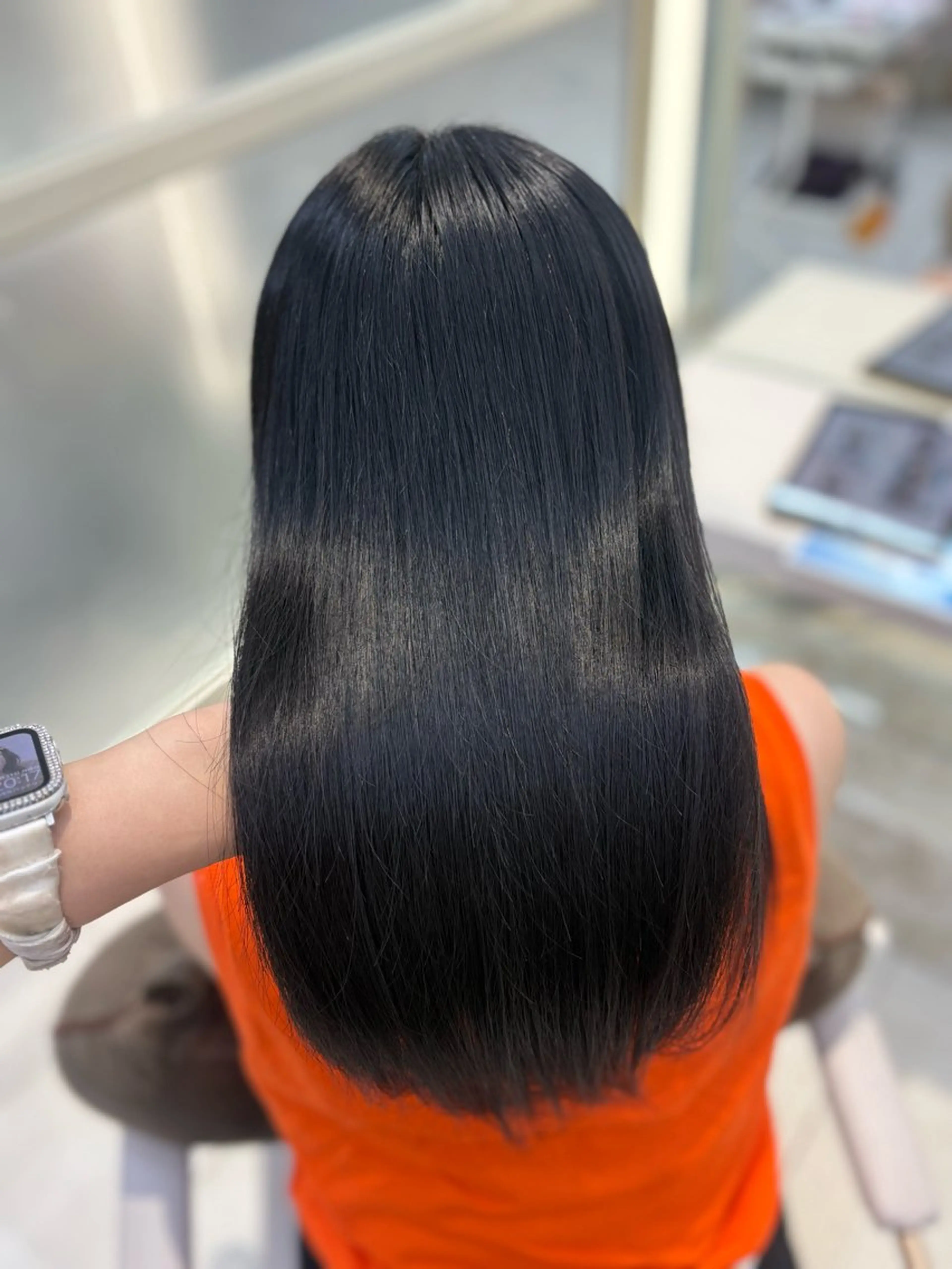 セミロング ヘアカラー トリートメント つや髪/ライブヘア /Miya🎀🪽のヘアスタイル