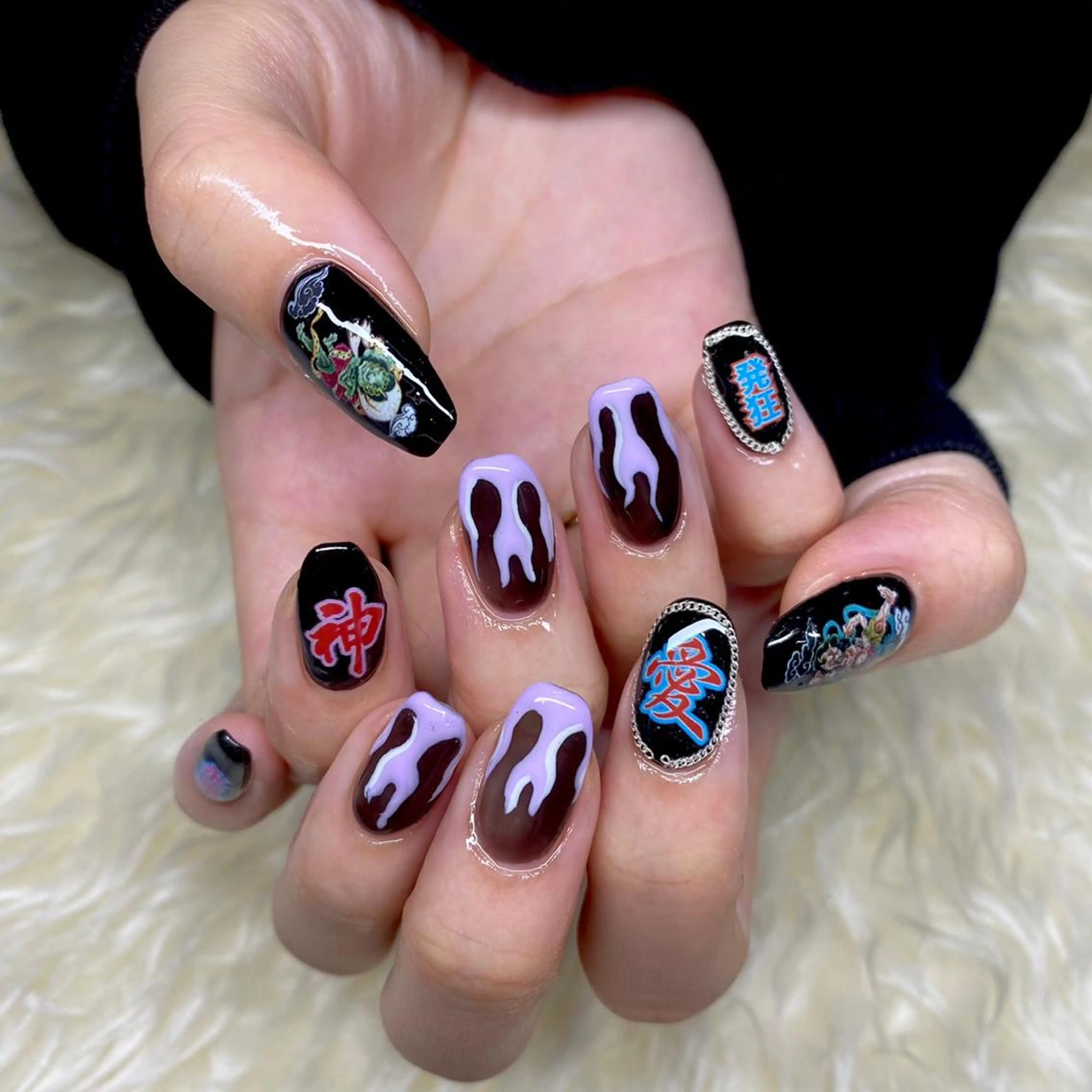 ネイル 持ち込み ハンドネイル Nail&eye Belire 新宿のネイルデザイン