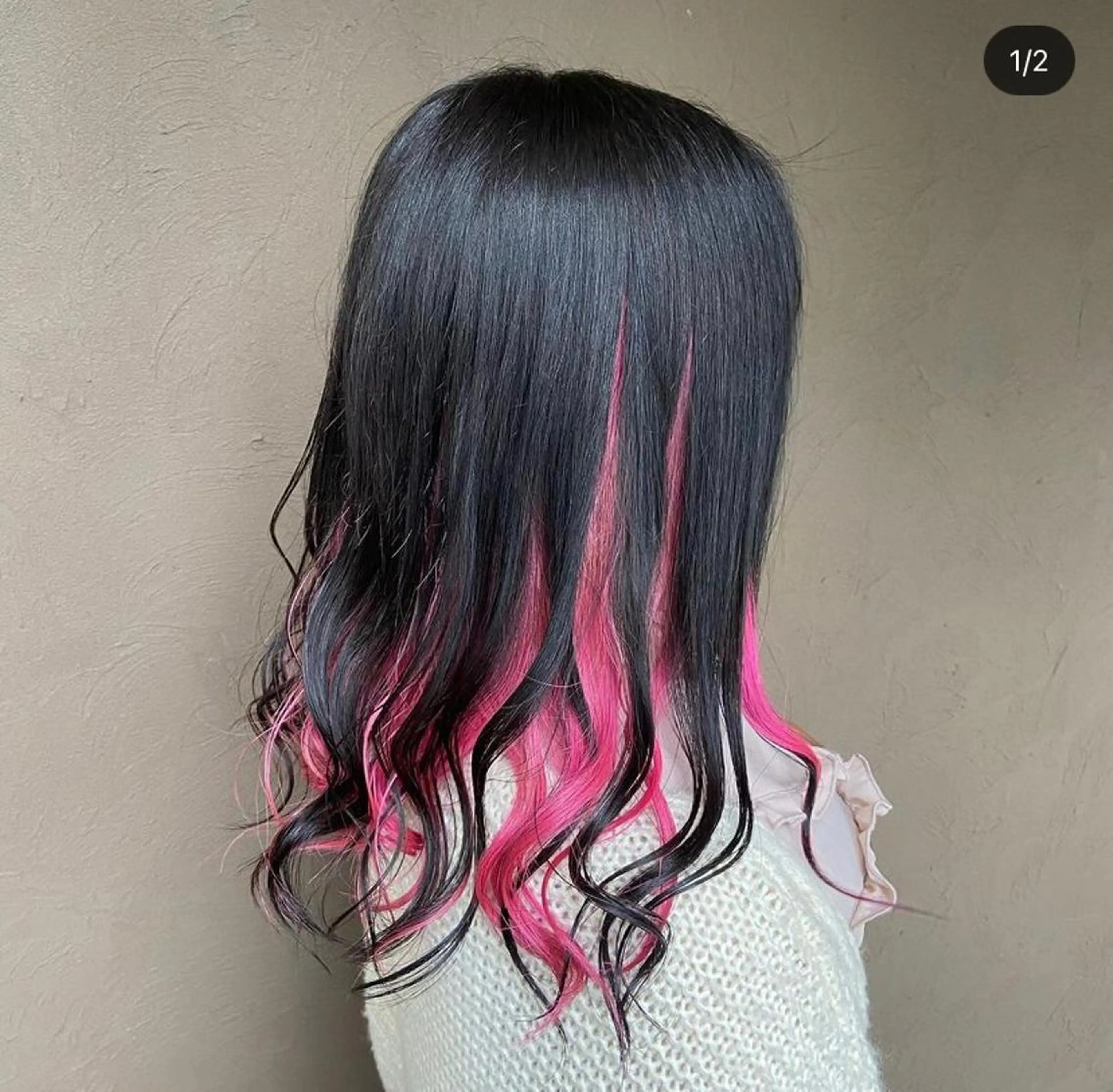 ロング カラー ヘアカラー トリートメント 🦉静かに過ごしたい 方、個室席🦉タナカのヘアスタイル