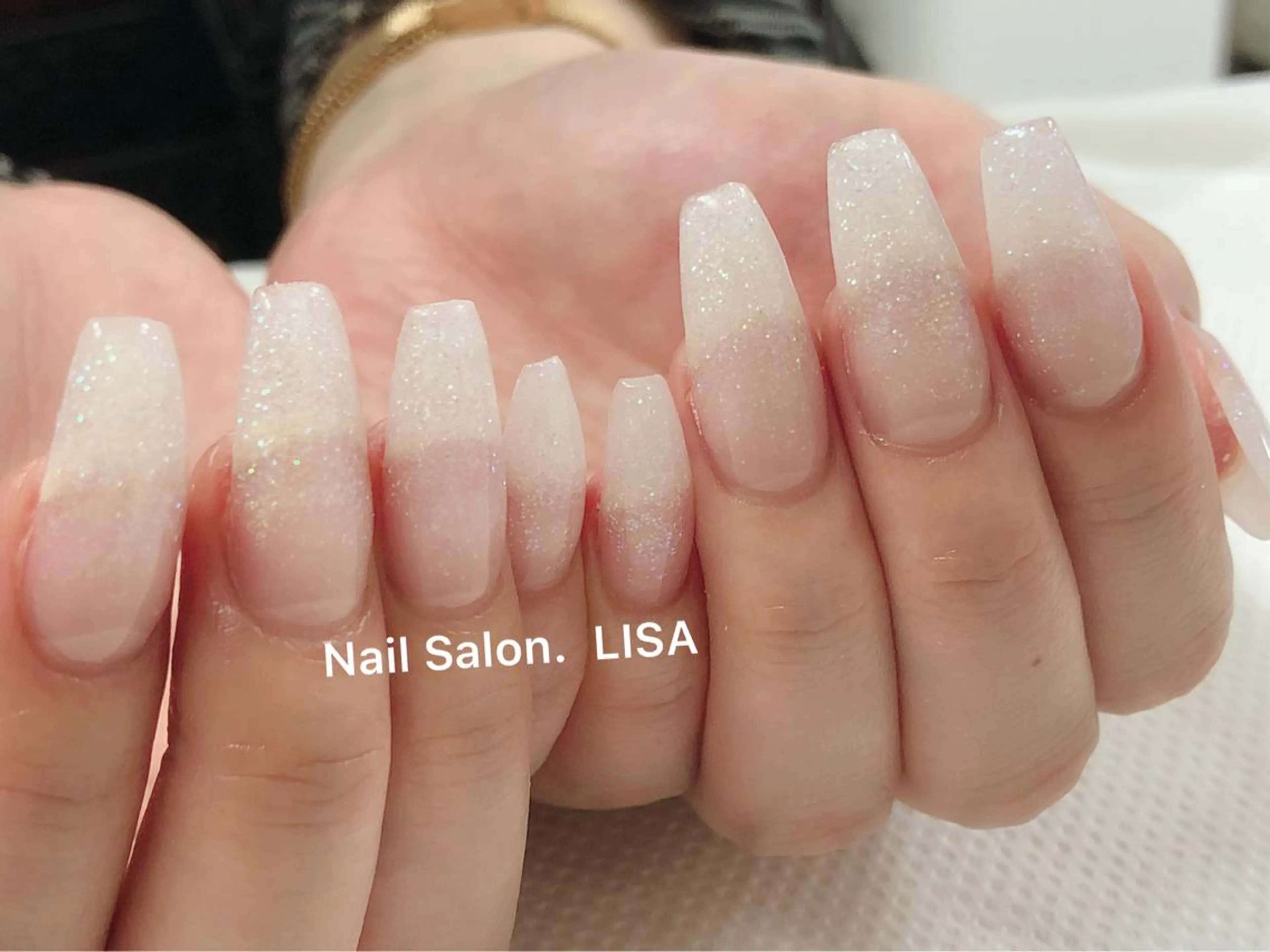 ネイル ラメ(グリッター) スカルプネイル 🎀 RI🎀のネイルデザイン